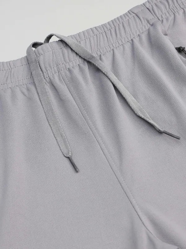 Men Solid Slim Fit Trackpants with TECHNO DRY - Image 11