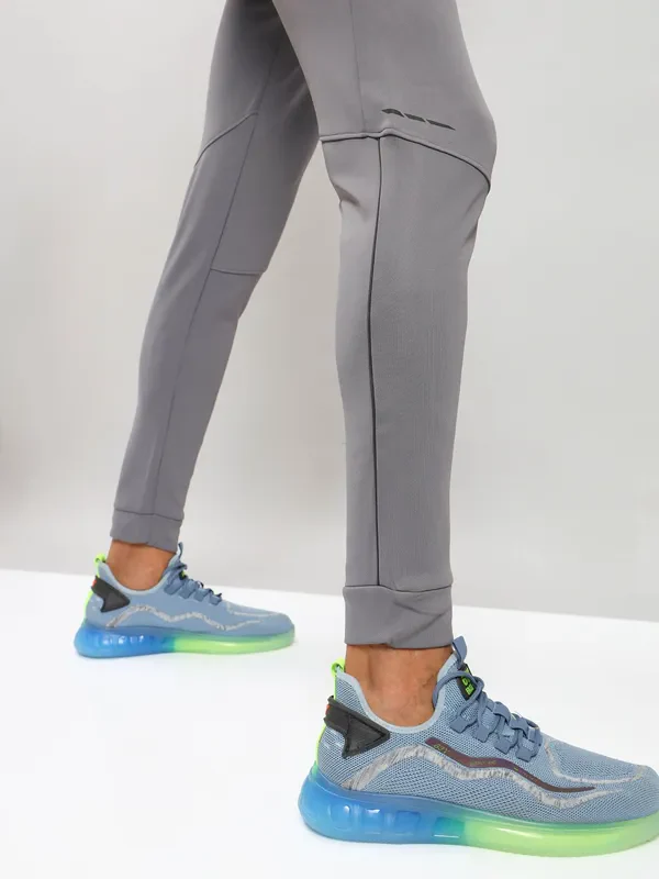 Men Solid Slim Fit Trackpants with TECHNO DRY - Image 8