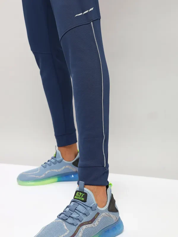 Men Solid Slim Fit Trackpants with TECHNO DRY - Image 7