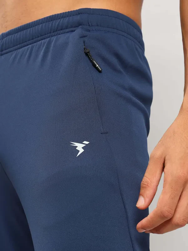 Men Solid Slim Fit Trackpants with TECHNO DRY - Image 8