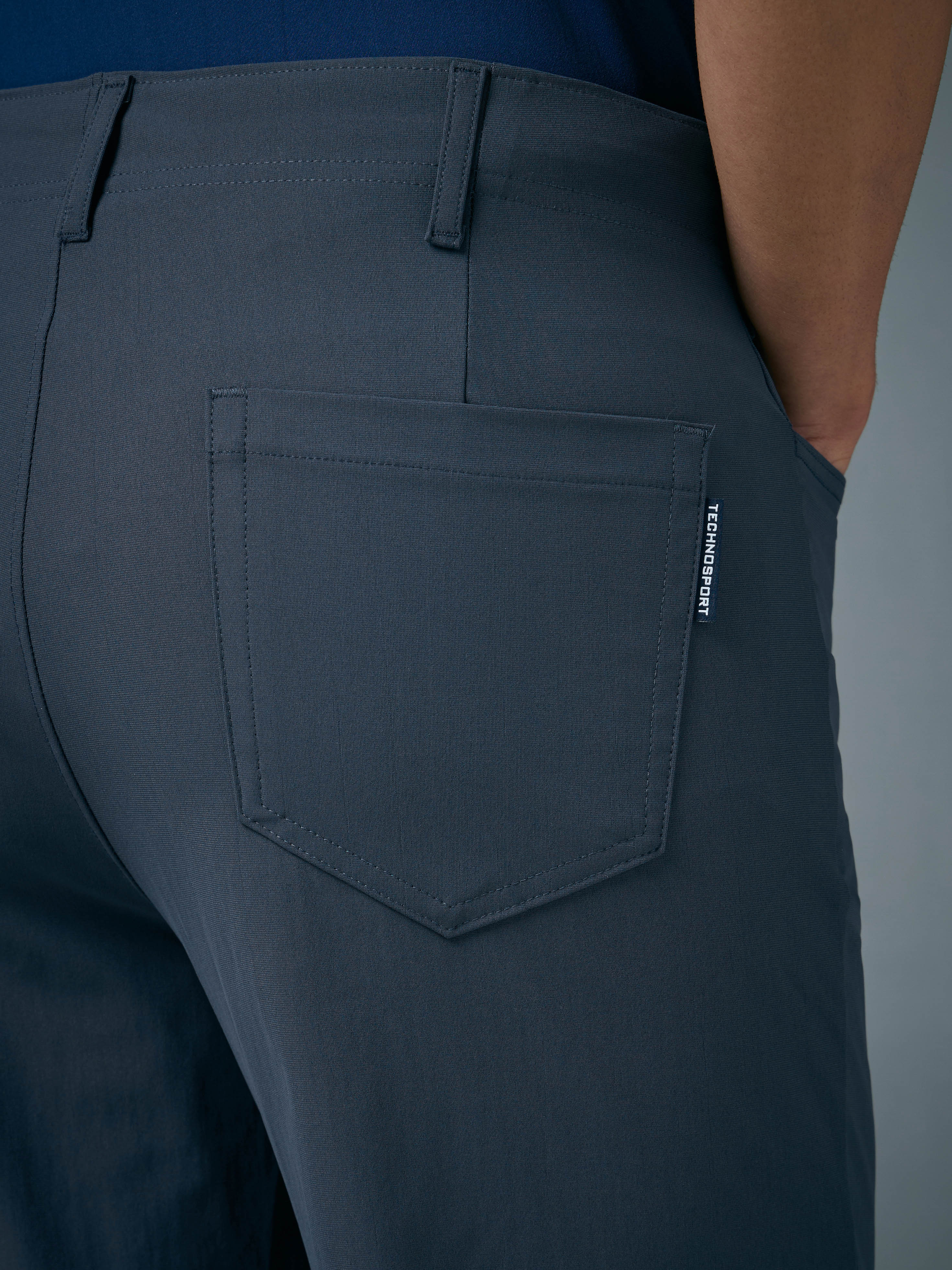 Men Semi-Formal Solid Straight Fit Trousers Pants with DURACOOL+ - Image 7