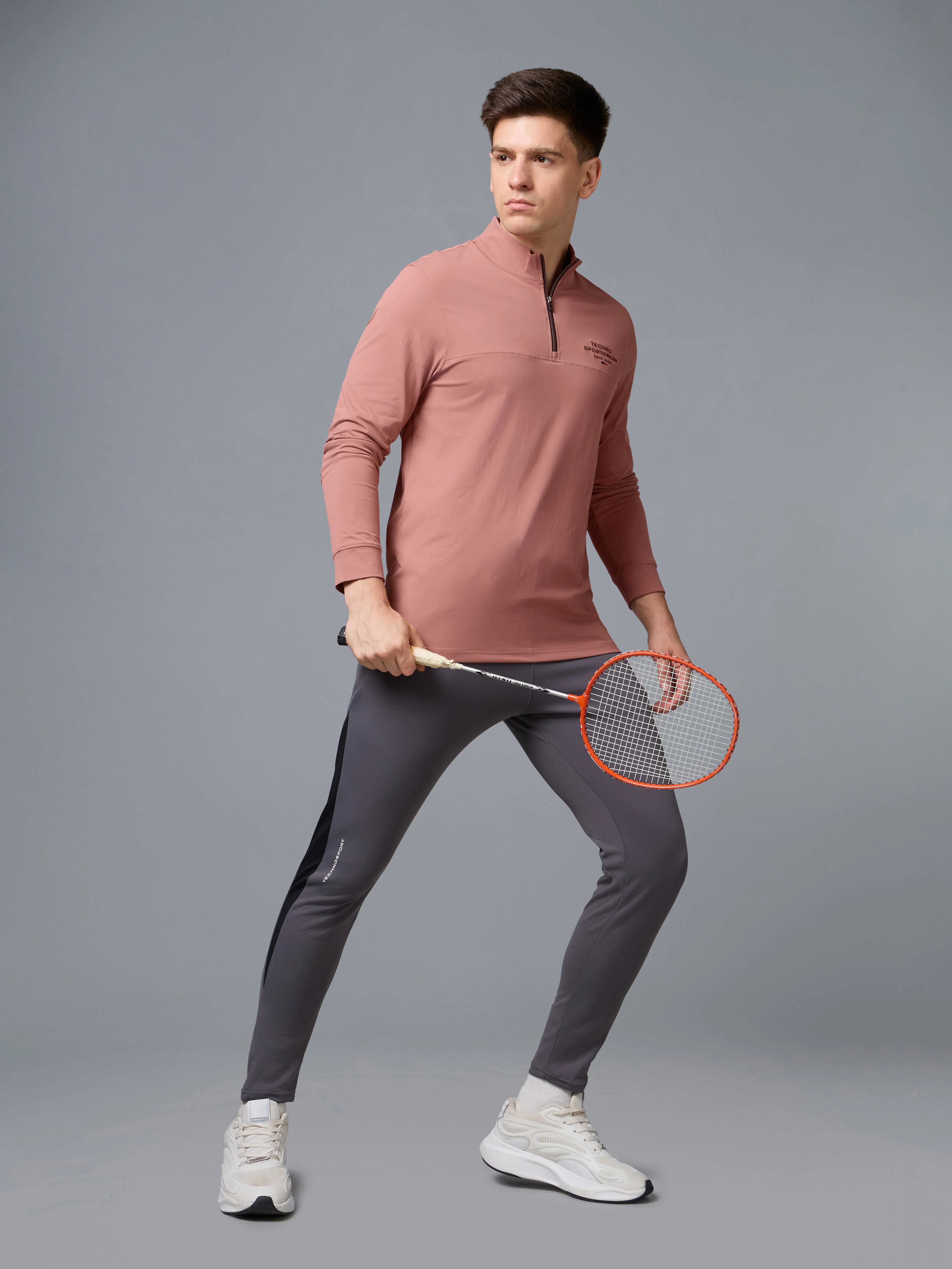 Men Slim Fit Gym, Dry Fit Sports T-Shirt with TECHNO DRY - Image 6