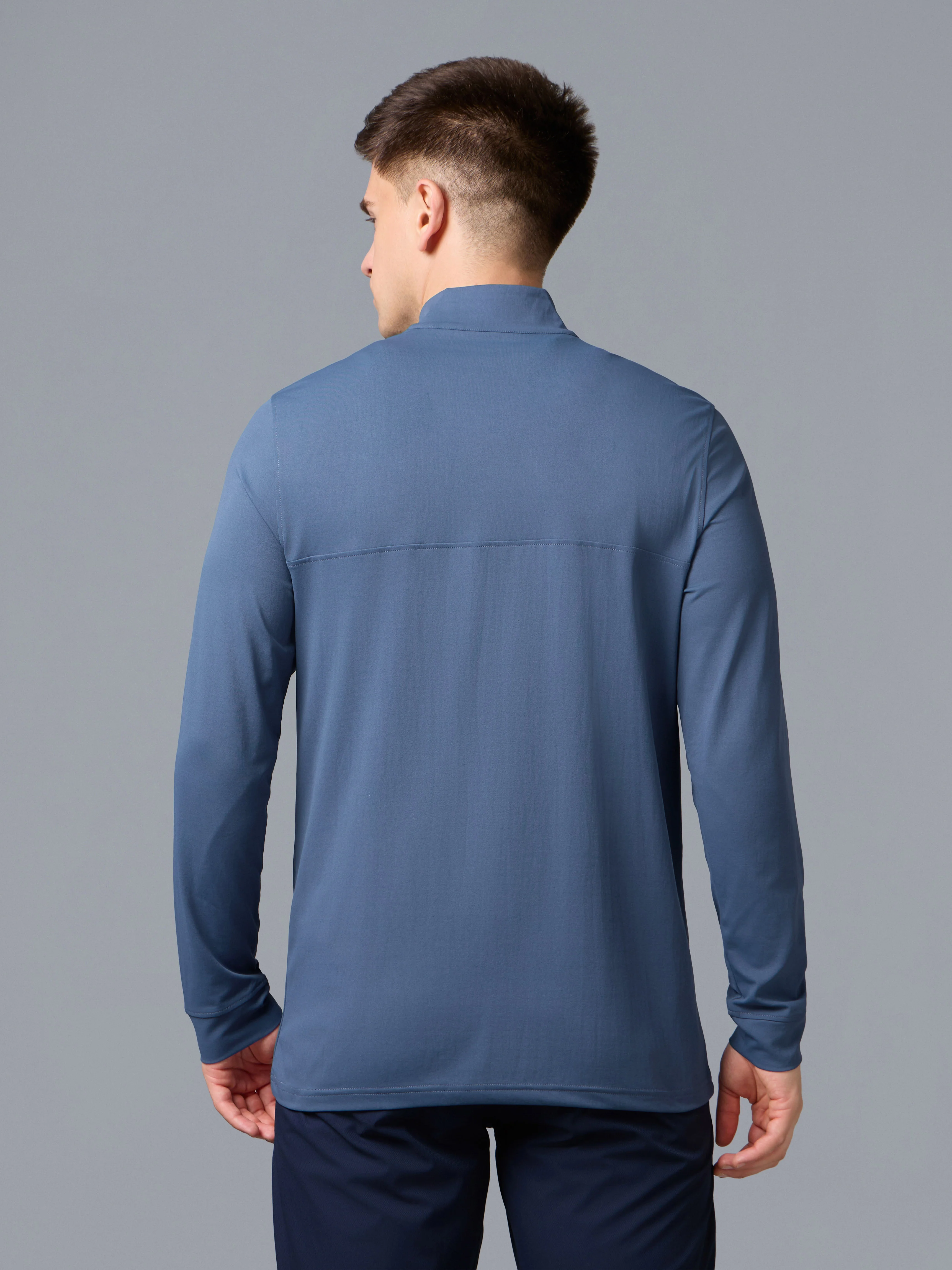 Men Slim Fit Gym, Dry Fit Sports T-Shirt with TECHNO DRY - Image 3