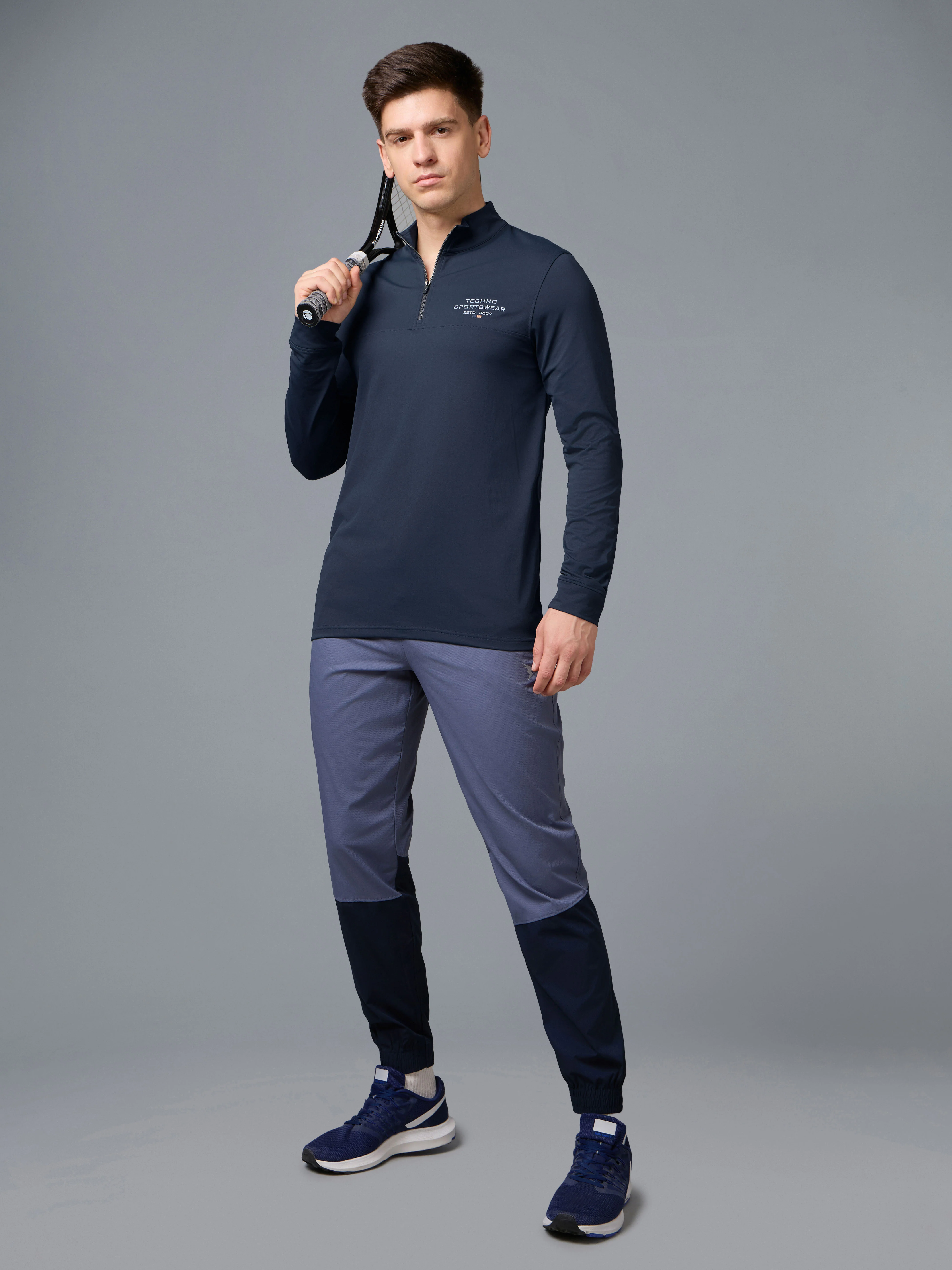 Men Slim Fit Gym, Dry Fit Sports T-Shirt with TECHNO DRY - Image 6