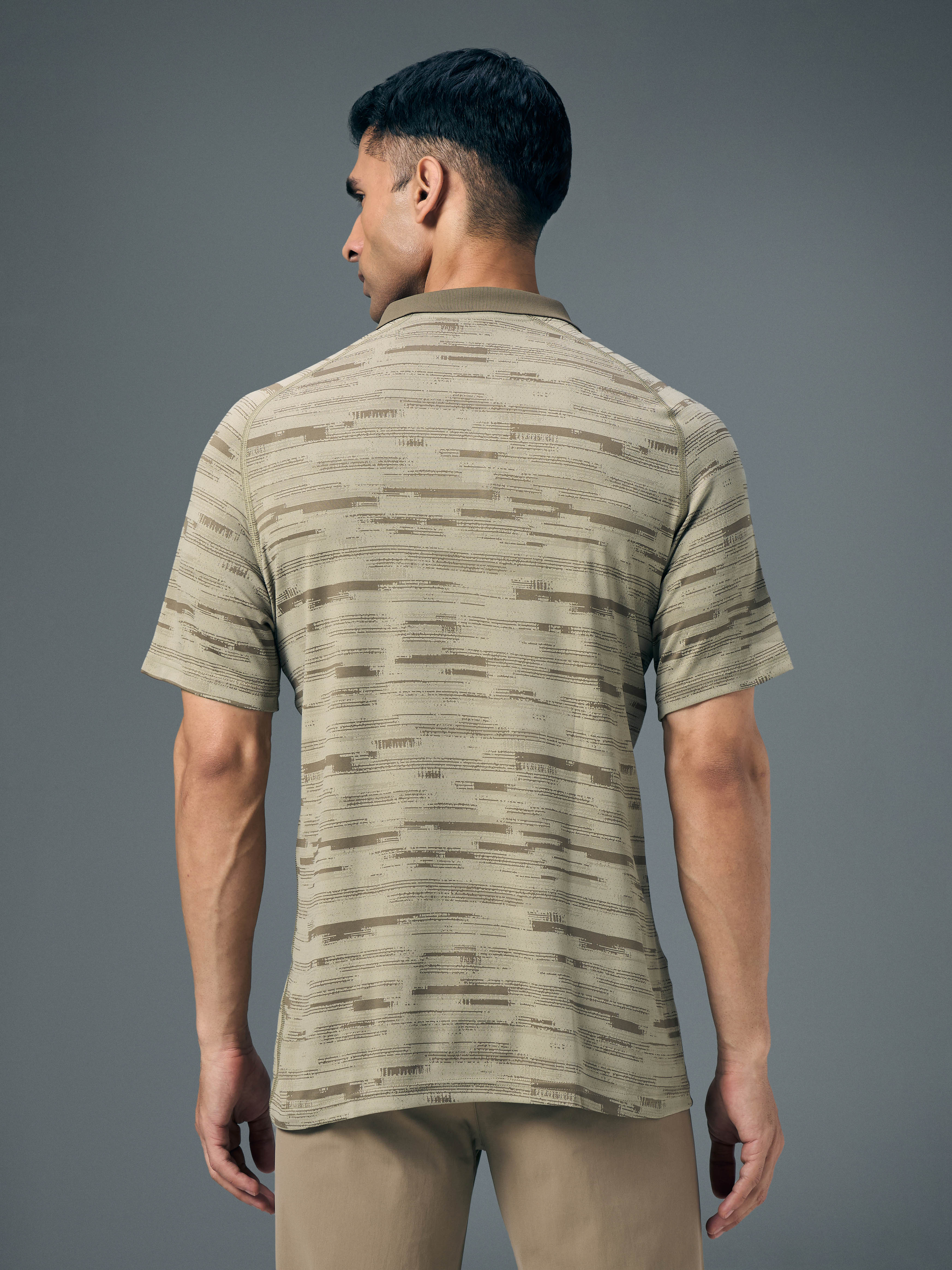 Men Slim Polo Neck T-shirt with DOUBLECOOL - Image 3