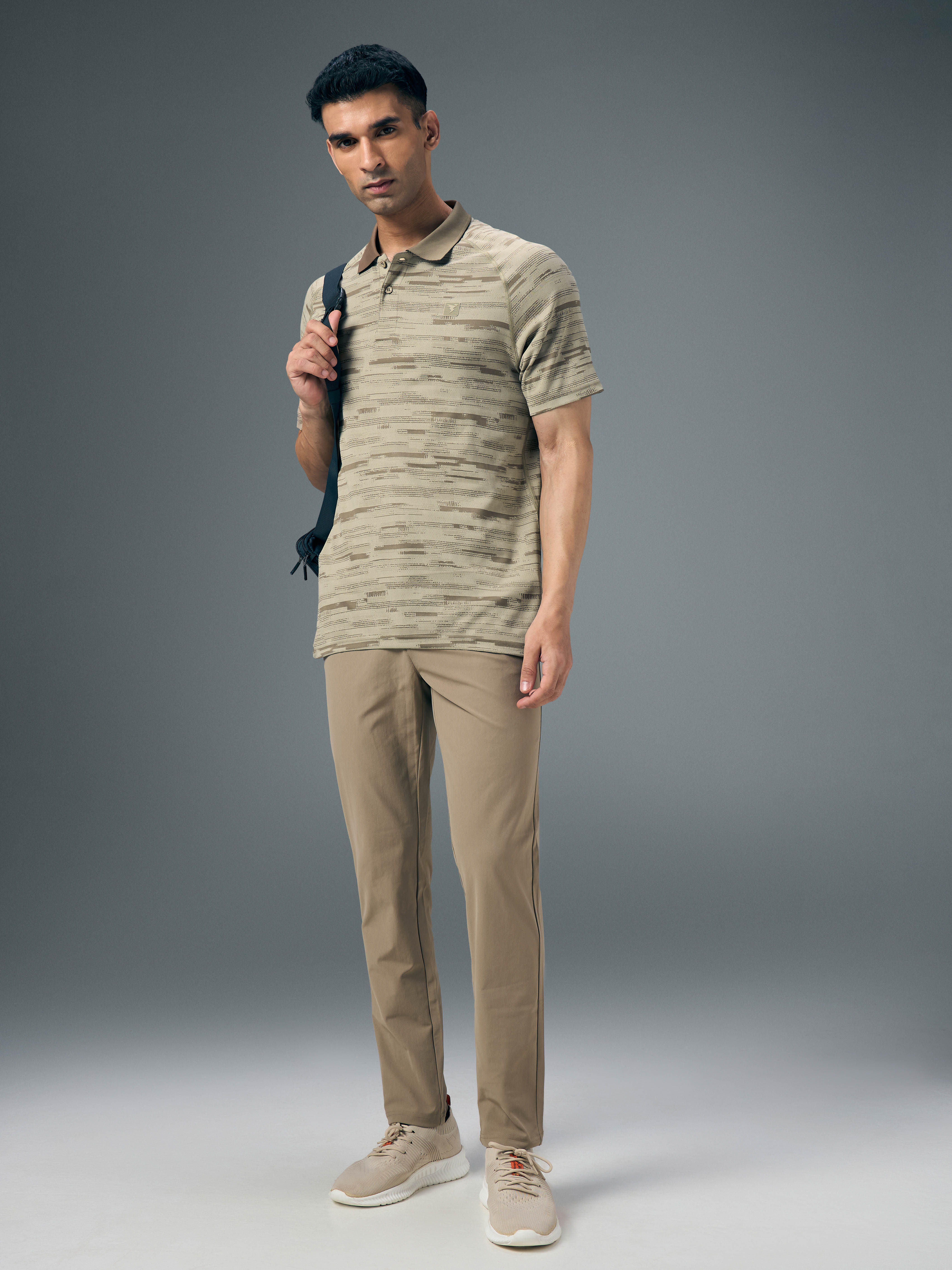 Men Slim Polo Neck T-shirt with DOUBLECOOL - Image 5