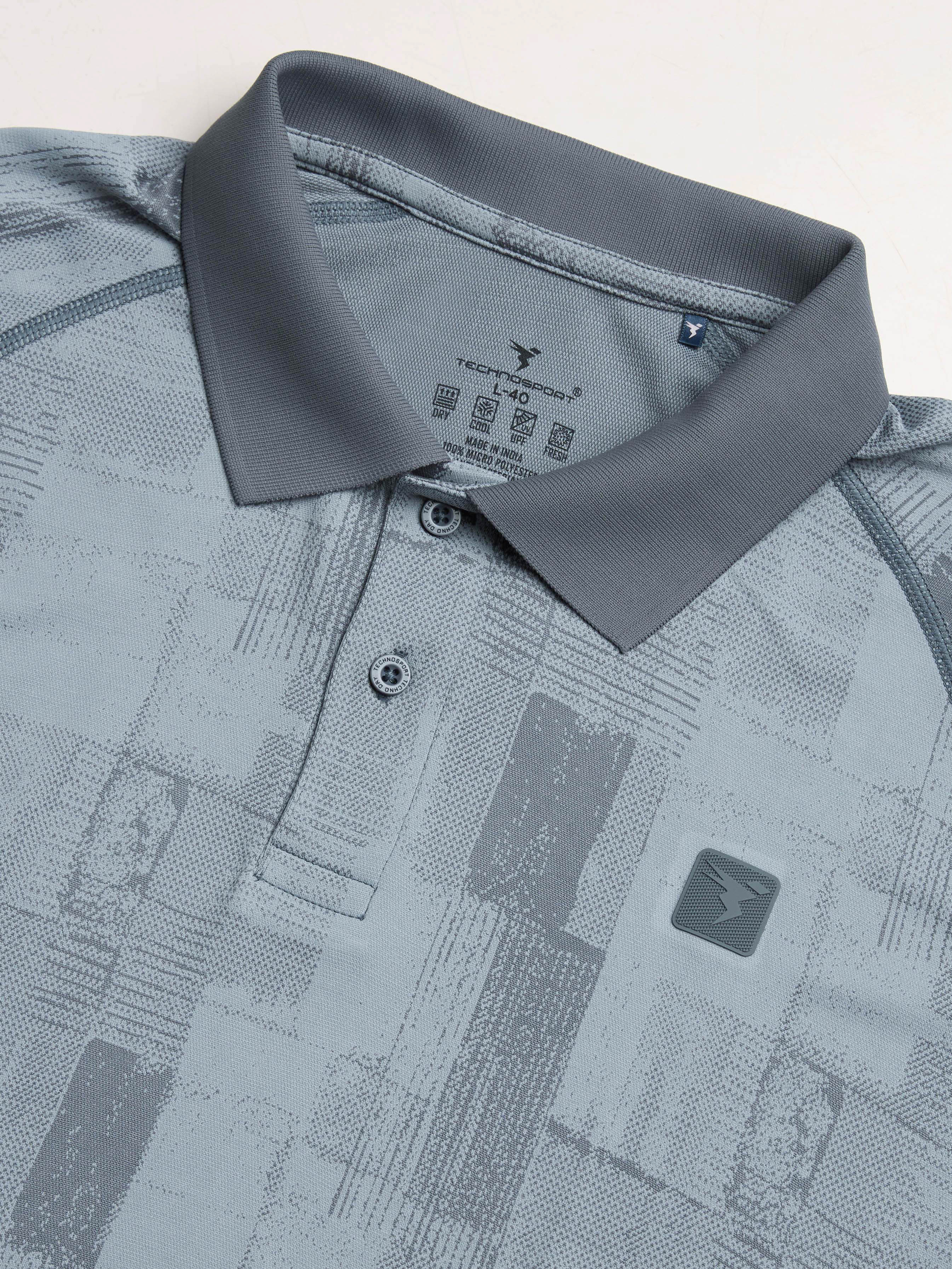 Men Slim Polo Neck T-shirt with DOUBLECOOL - Image 7