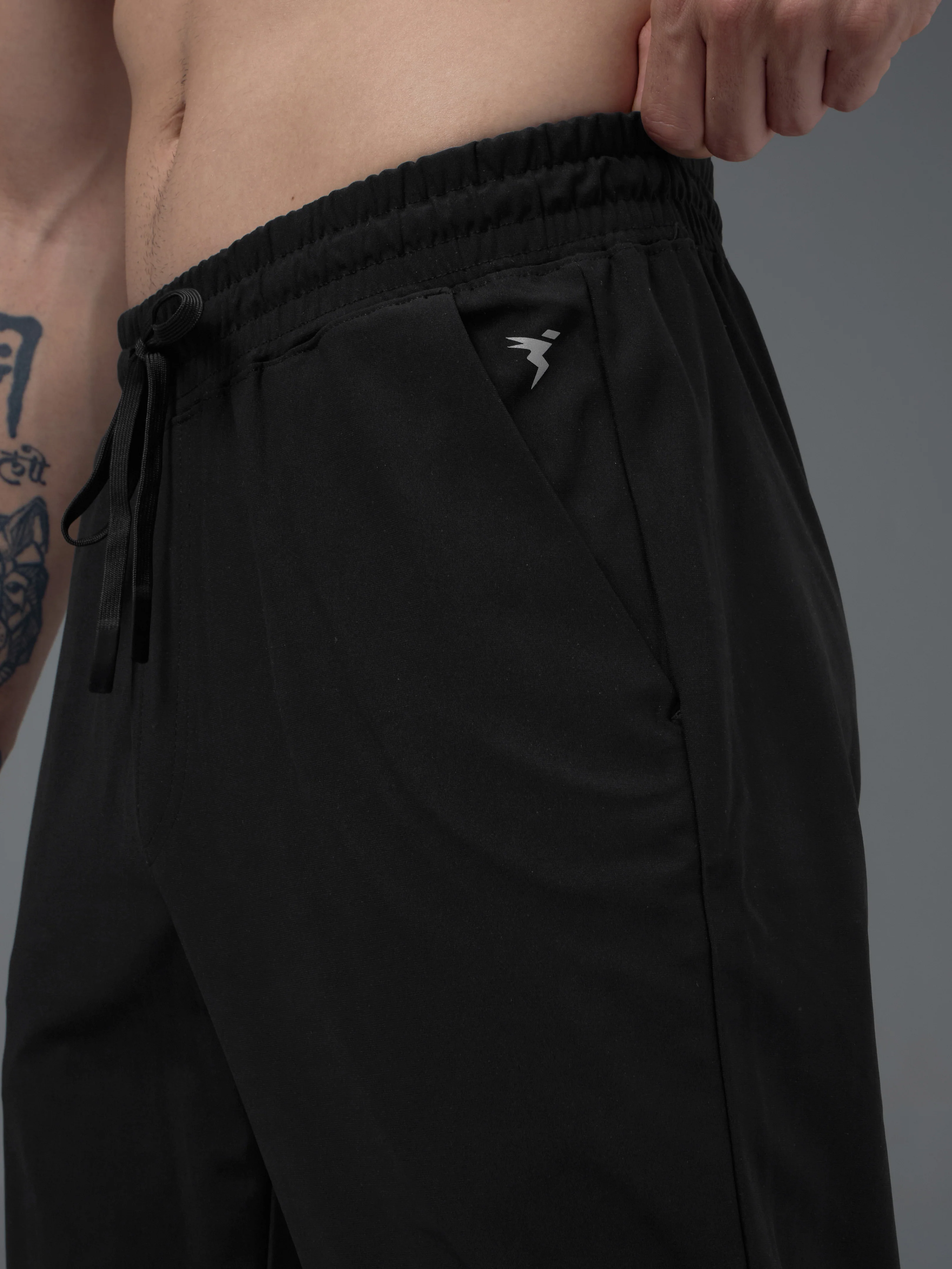 Men Solid Regular Fit Joggers Pants with DURACOOL+ - Image 6