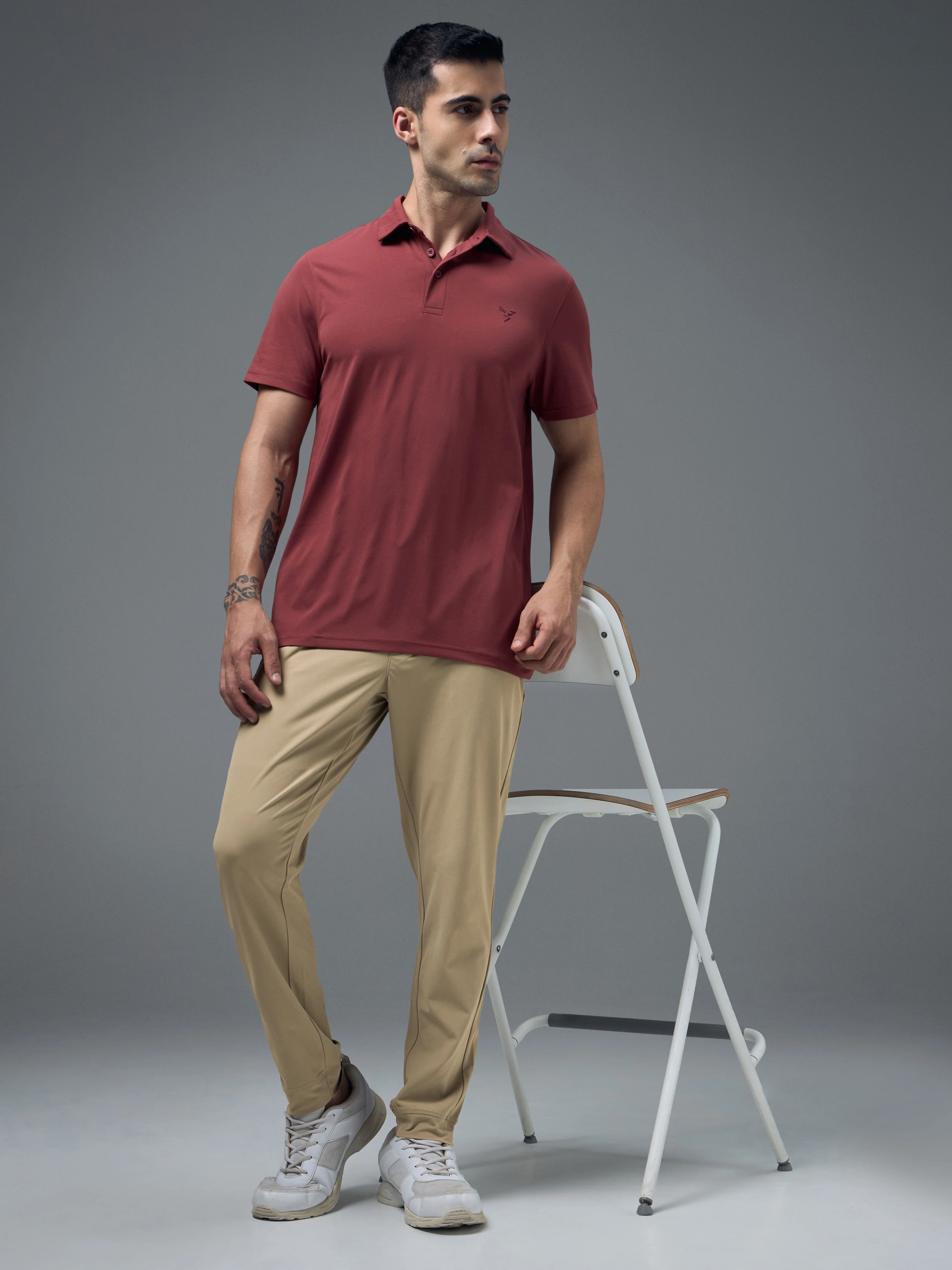Men Solid Regular Fit Joggers Pants with DURACOOL+ - Image 5