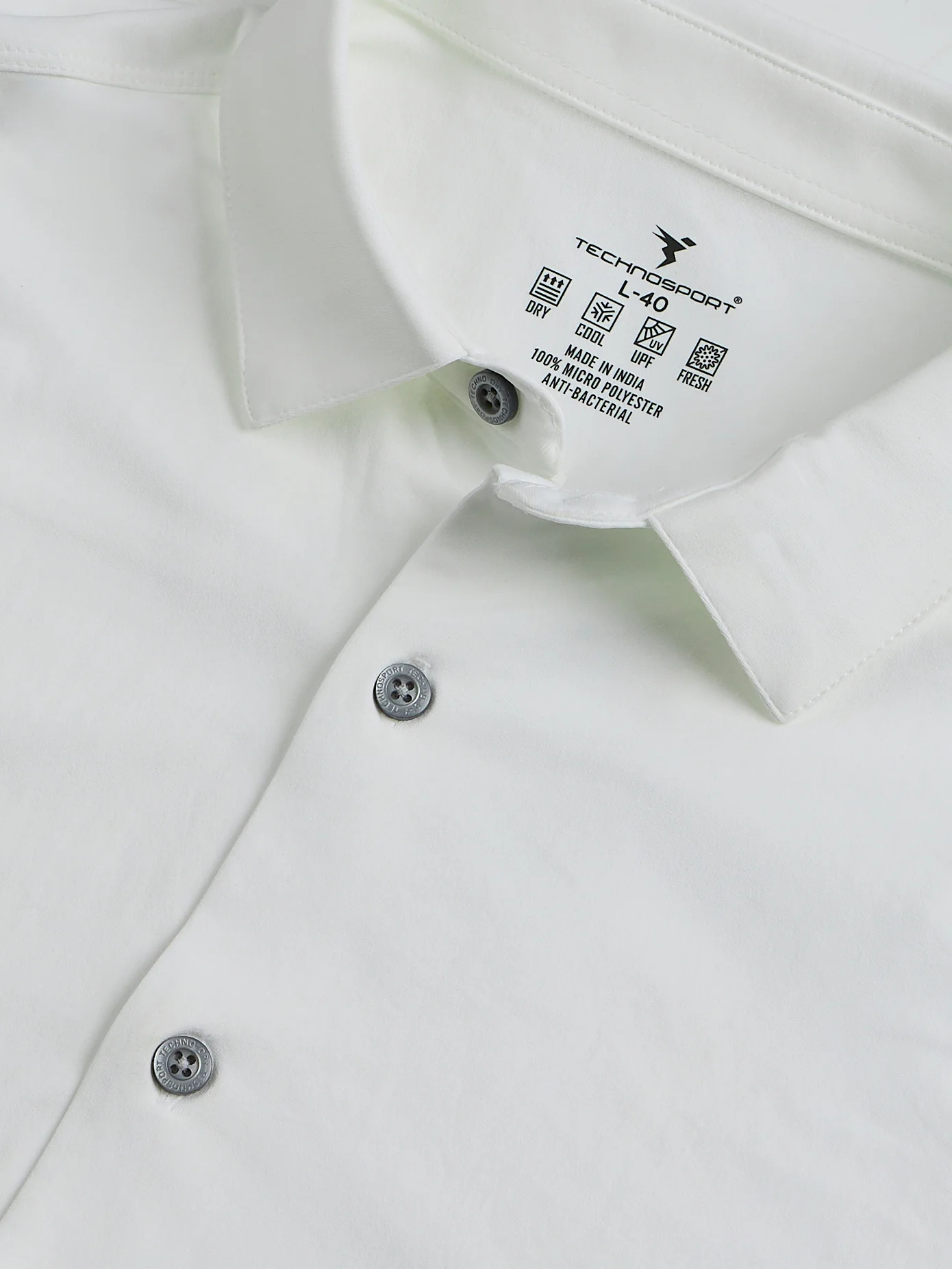 Men Solid Regular Fit Spread Collar Casual Shirt with COTFLEX - Image 8