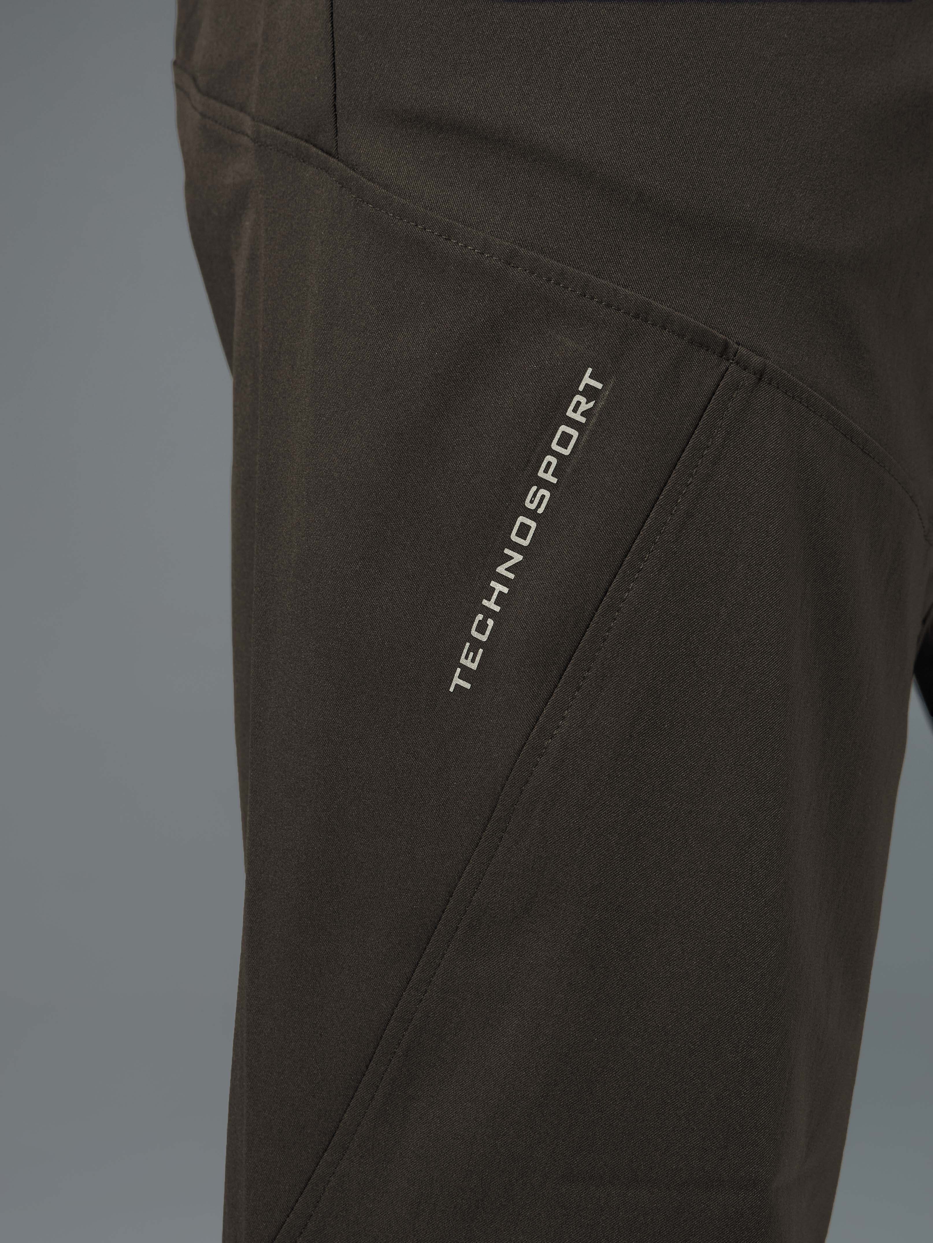 Men Solid Regular Fit Trackpants with TS FLEXI - Image 6