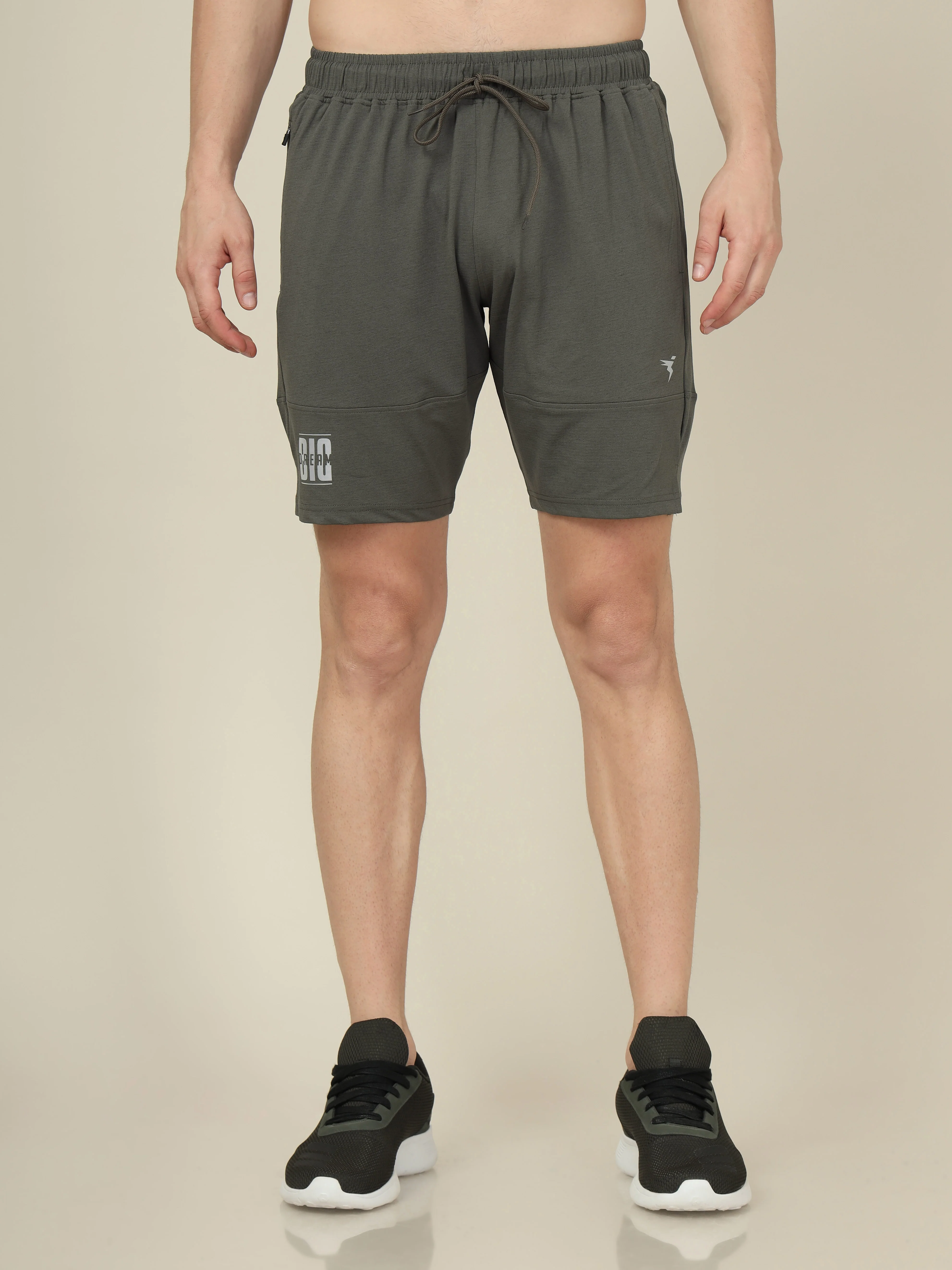 Men Solid Relax Fit Shorts with ELASTO LITE - Image 2