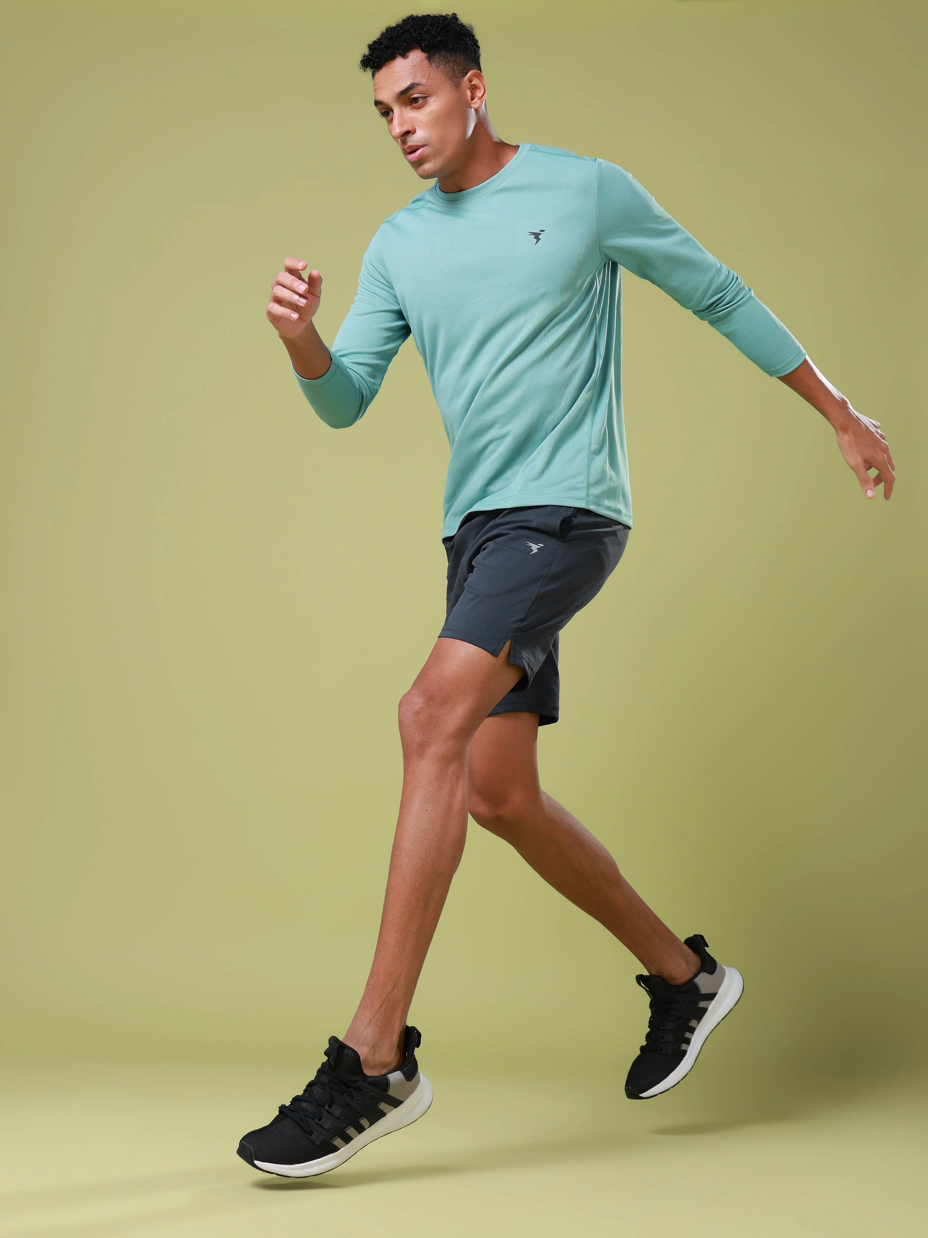 Men Solid Relax Fit Shorts with ELASTO LITE - Image 6