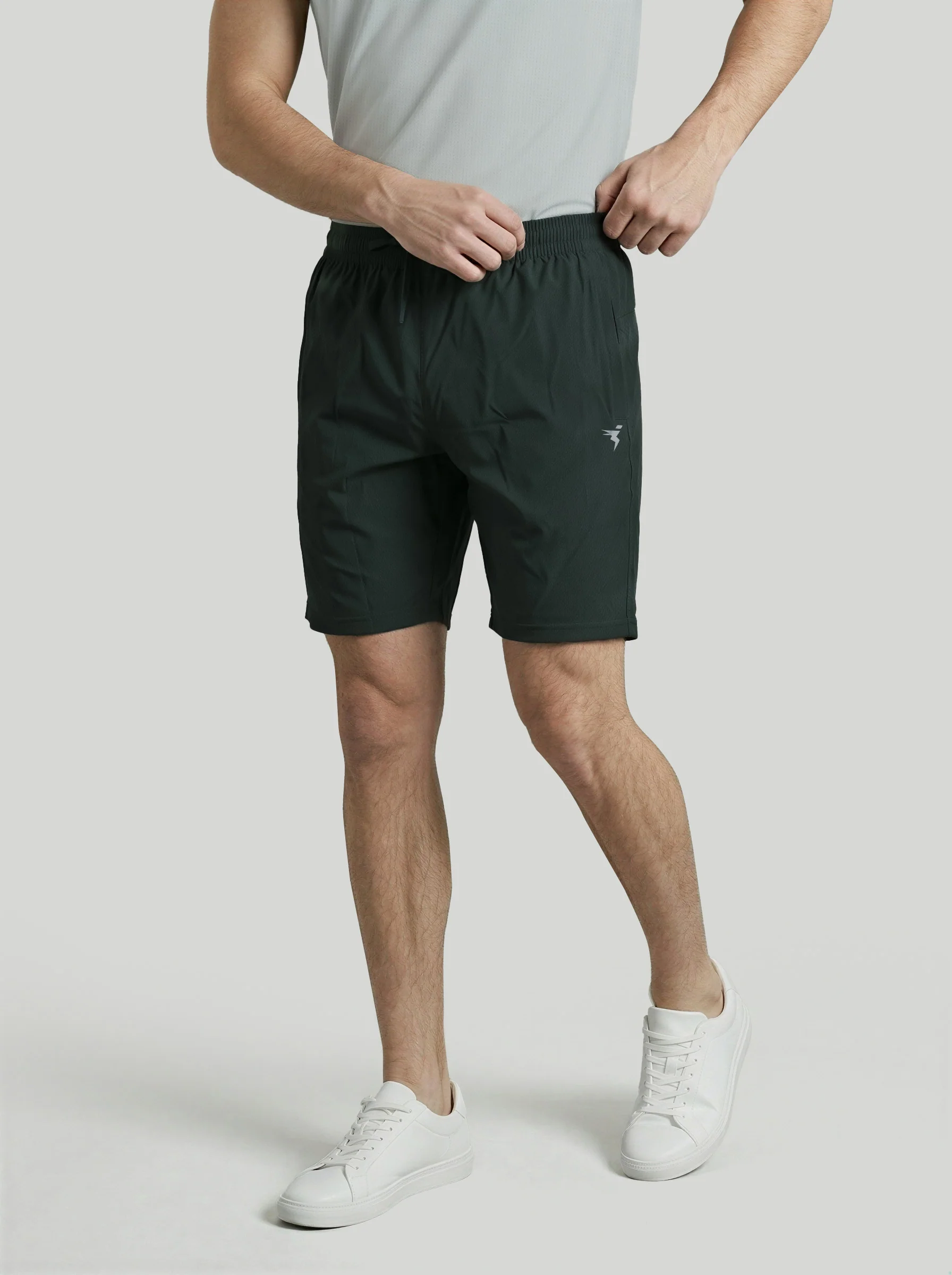 Men Solid Relax Fit Shorts with TECHNOLITE