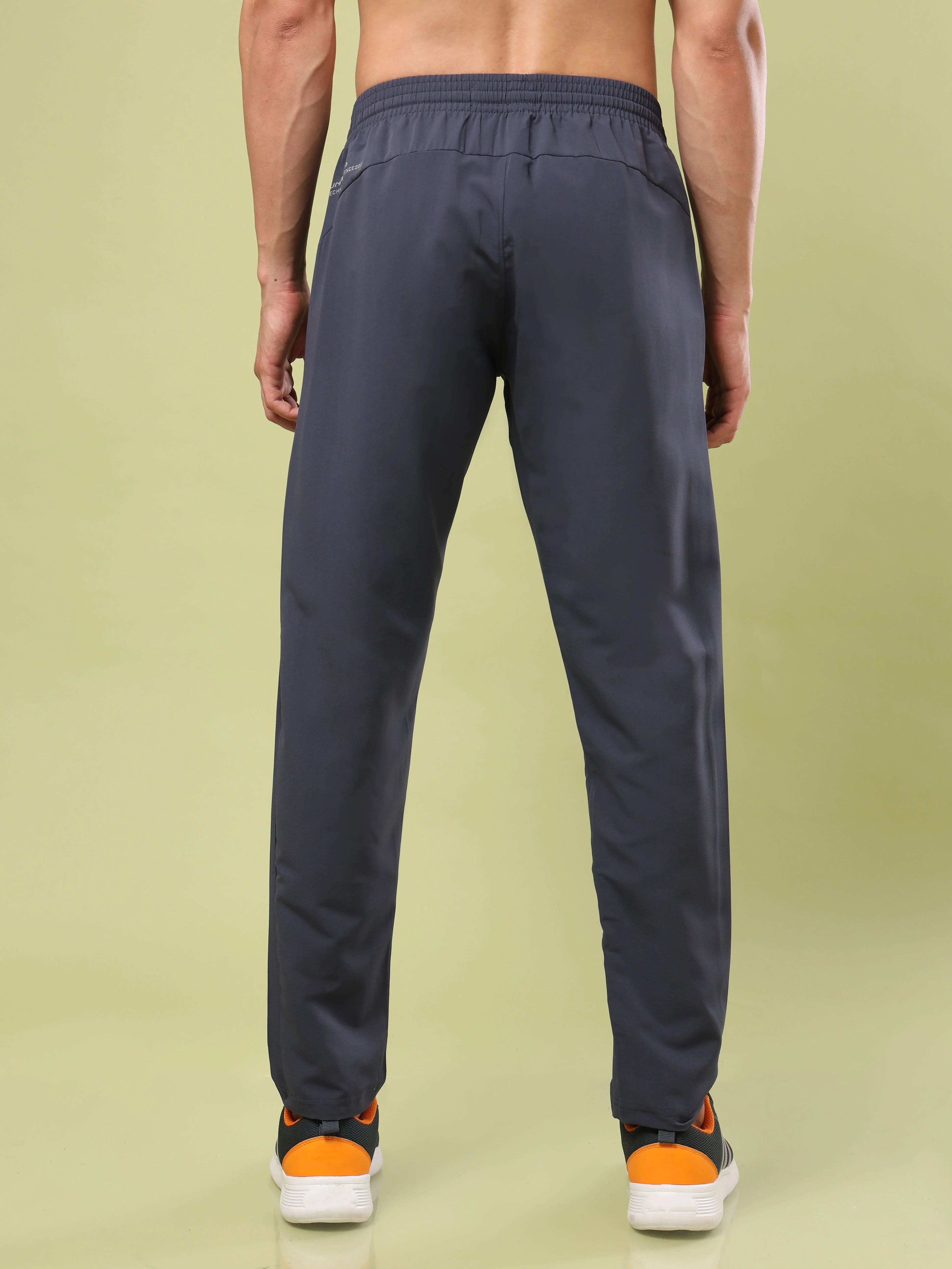 Men Solid Relax Fit Sports Trackpants with TECHNO LITE - Image 3