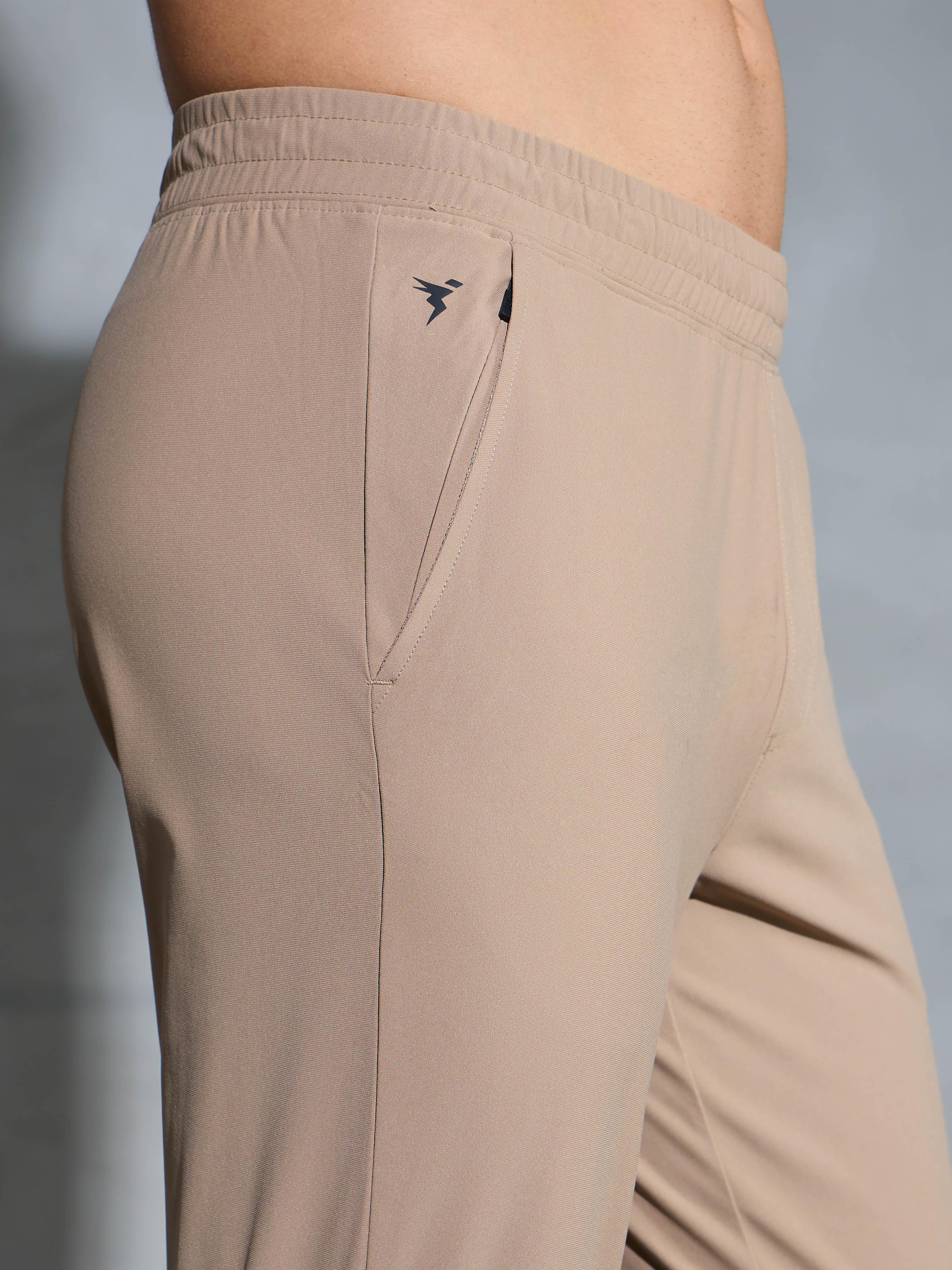 Men Solid Relax Fit Trackpants with ELASTO PLUS - Image 6