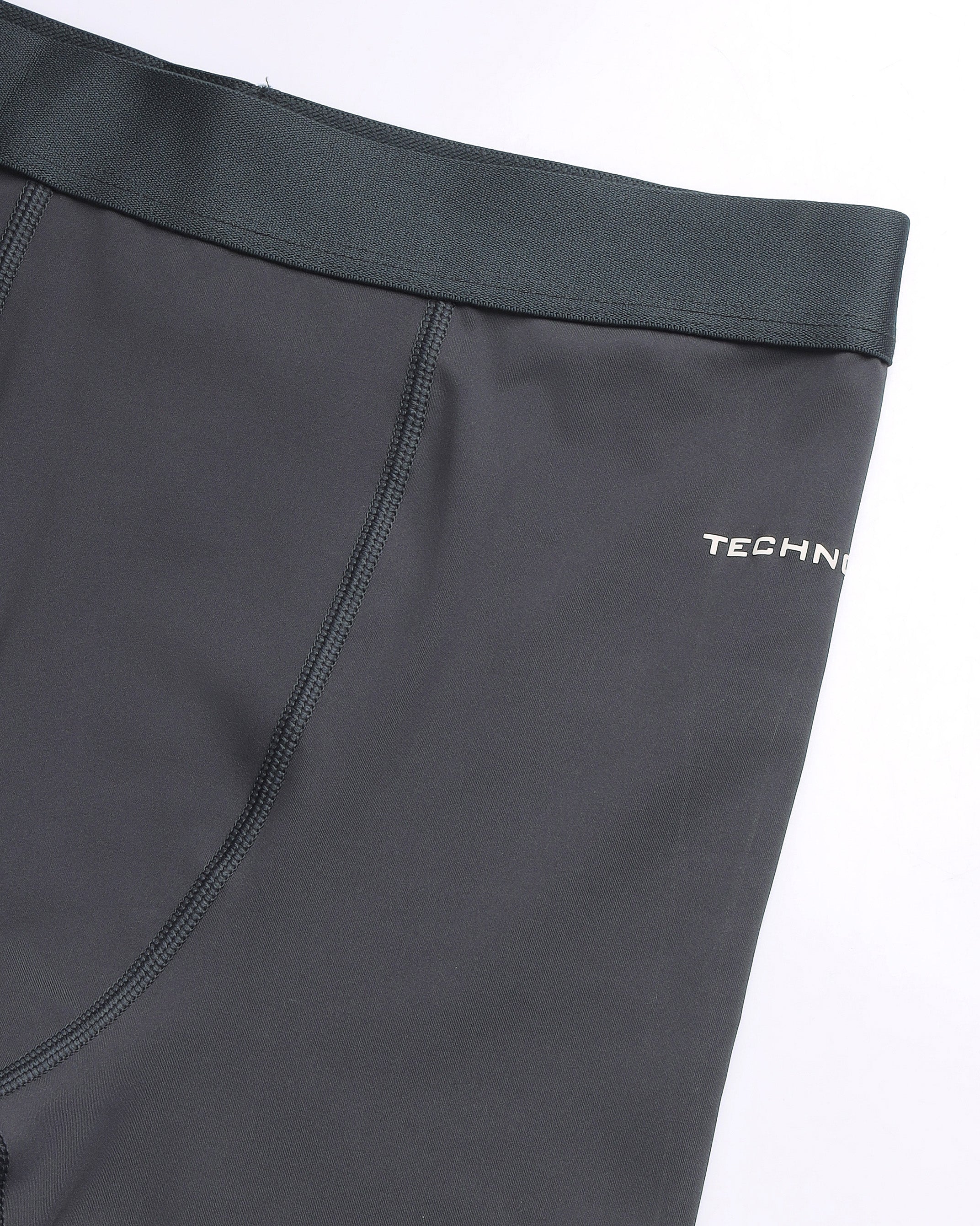 Men Solid Slim Fit Compression Tights with ELASTOPLUS - Image 7