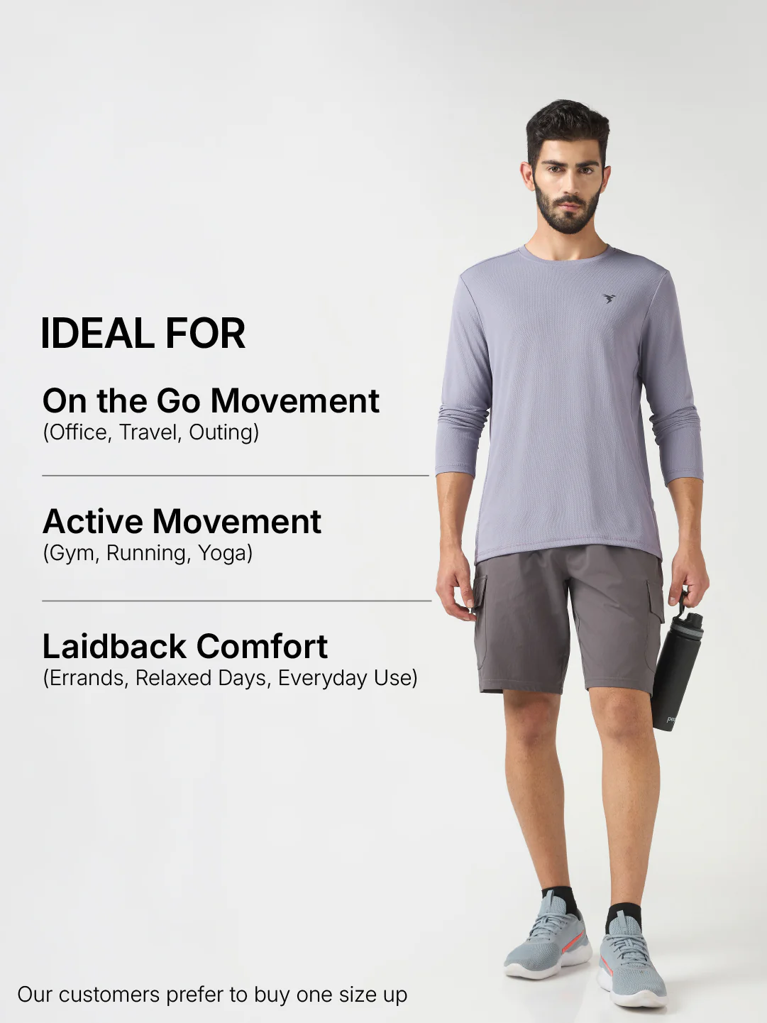 Men Solid Slim Fit Crew Neck T-shirt with TECHNO COOL+ - Image 6
