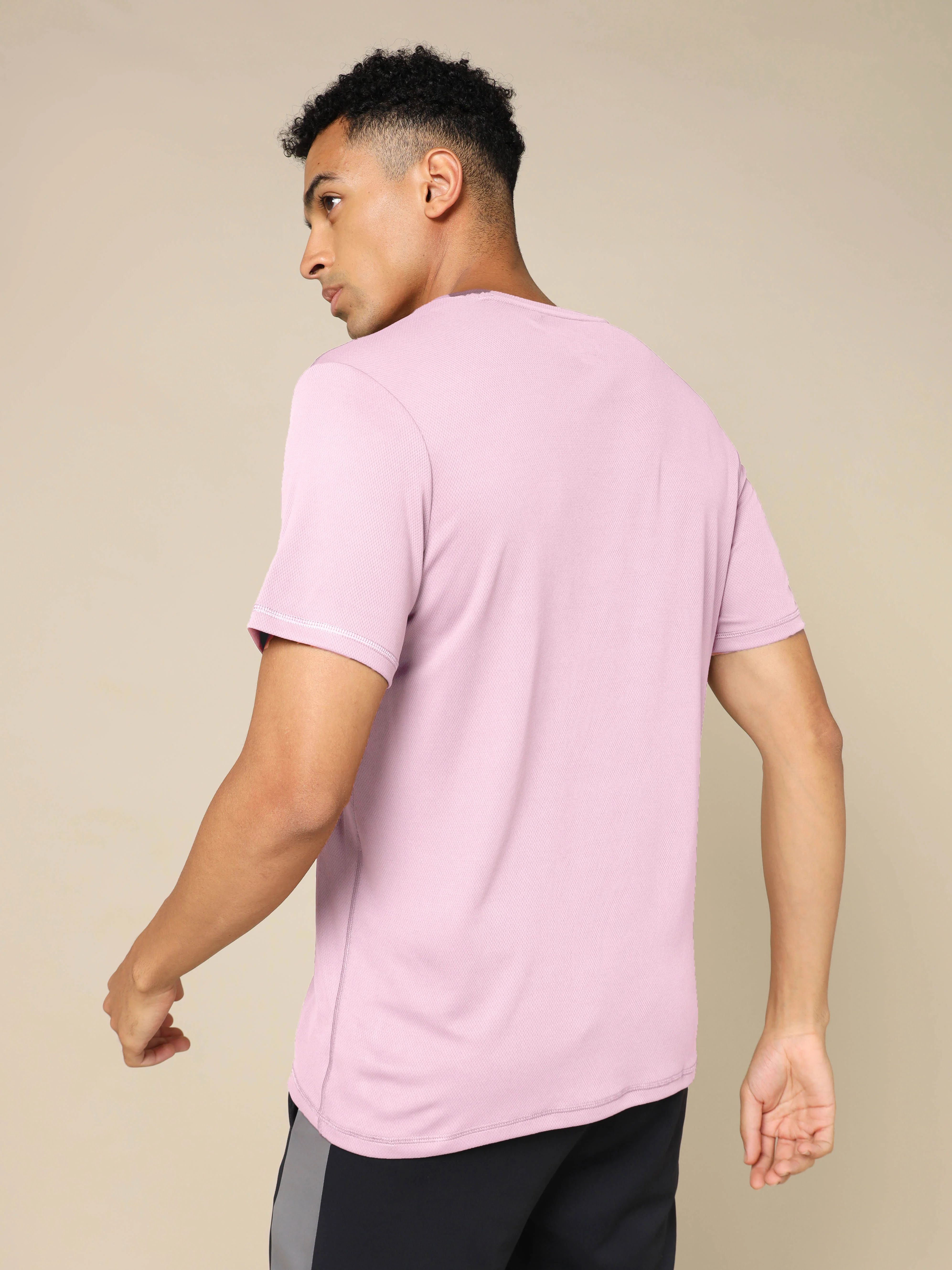 Men Solid Slim Fit Crew Neck T-shirt with TECHNO COOL+ (Pack of 2) - Image 3