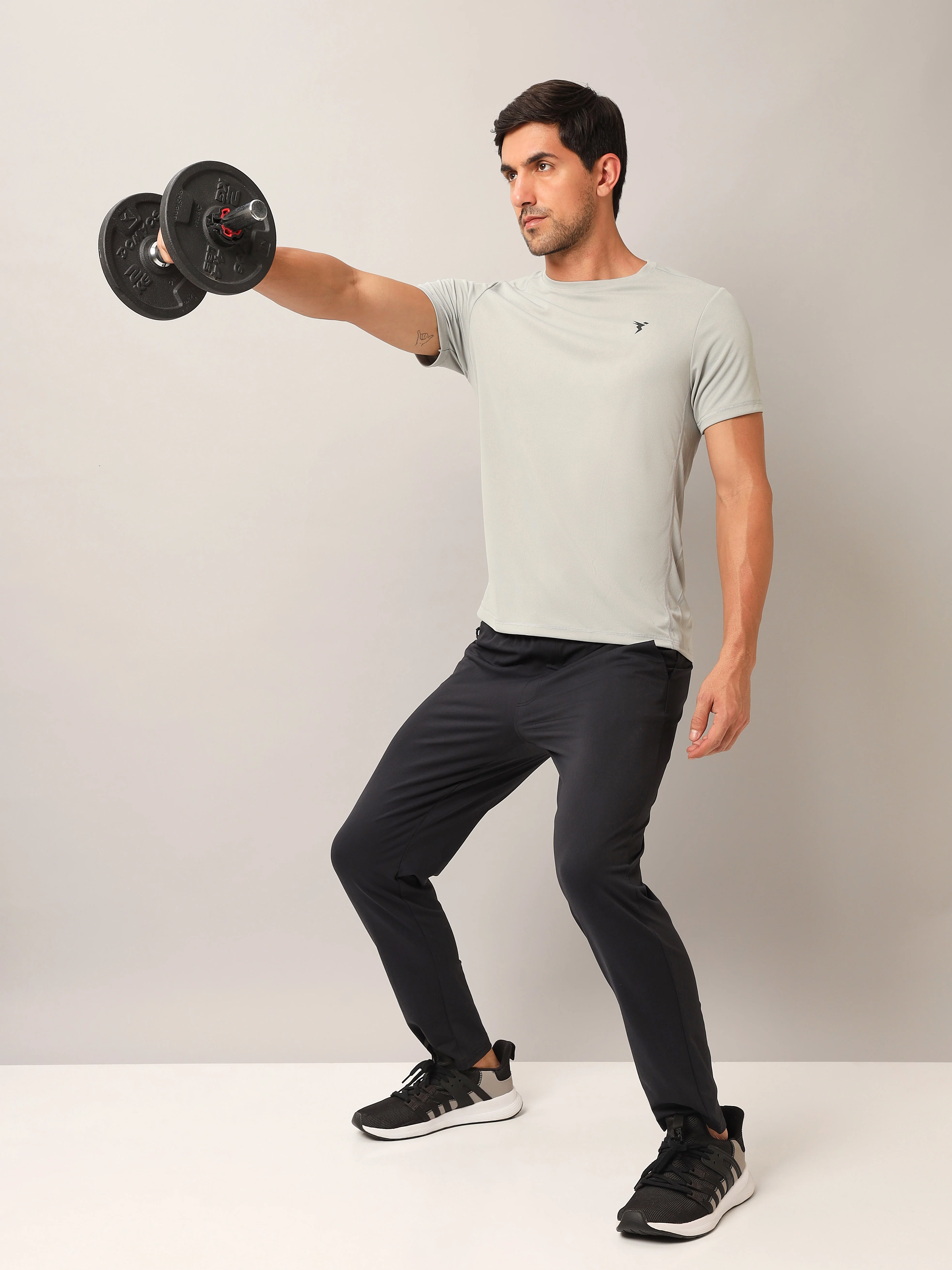 Men Solid Slim Fit Crew Neck T-shirt with TECHNO COOL+ (Pack of 3) - Image 8