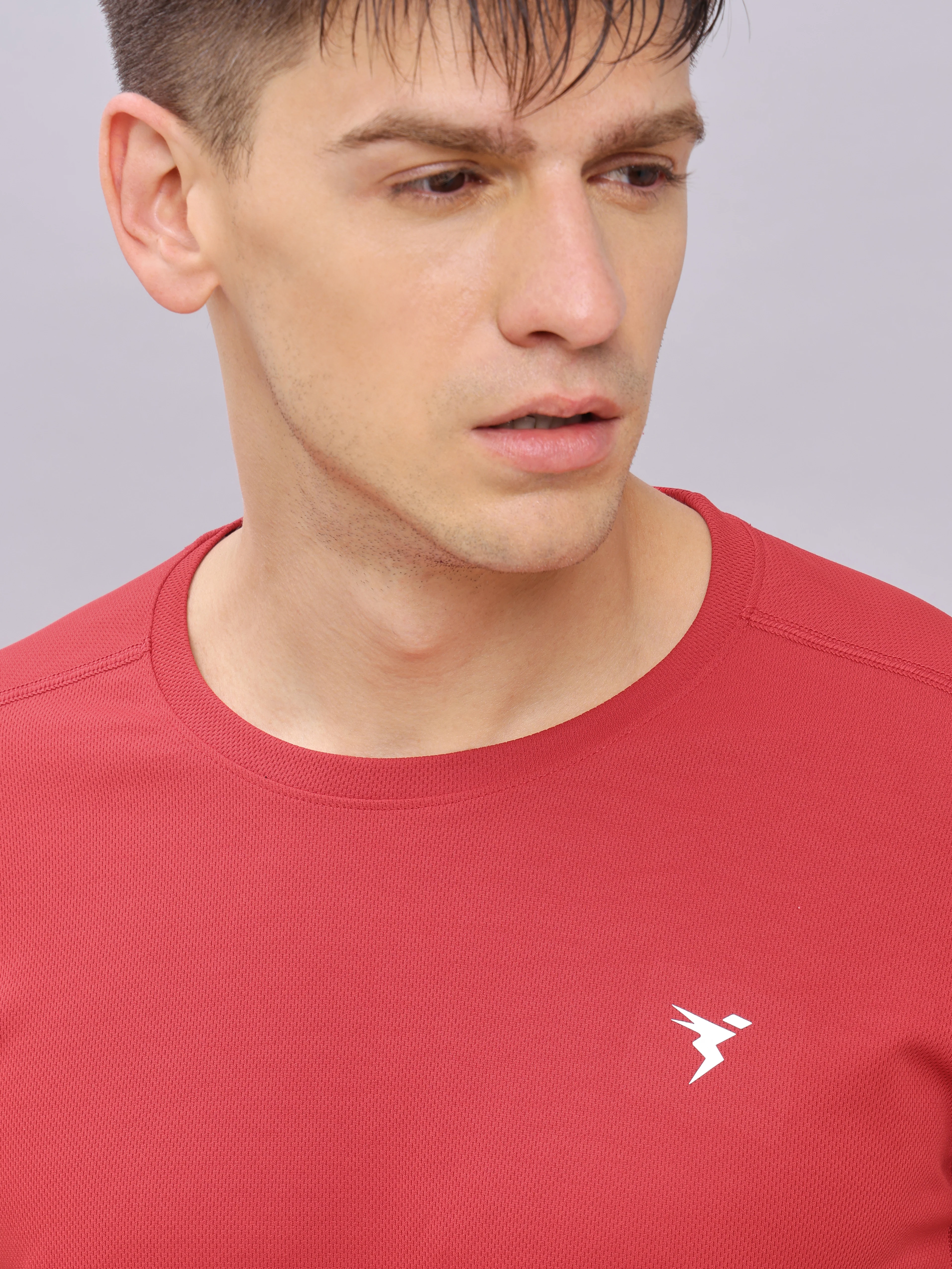 Men Solid Slim Fit Crew Neck T-shirt with TECHNO COOL+ (Pack of 3) - Image 4