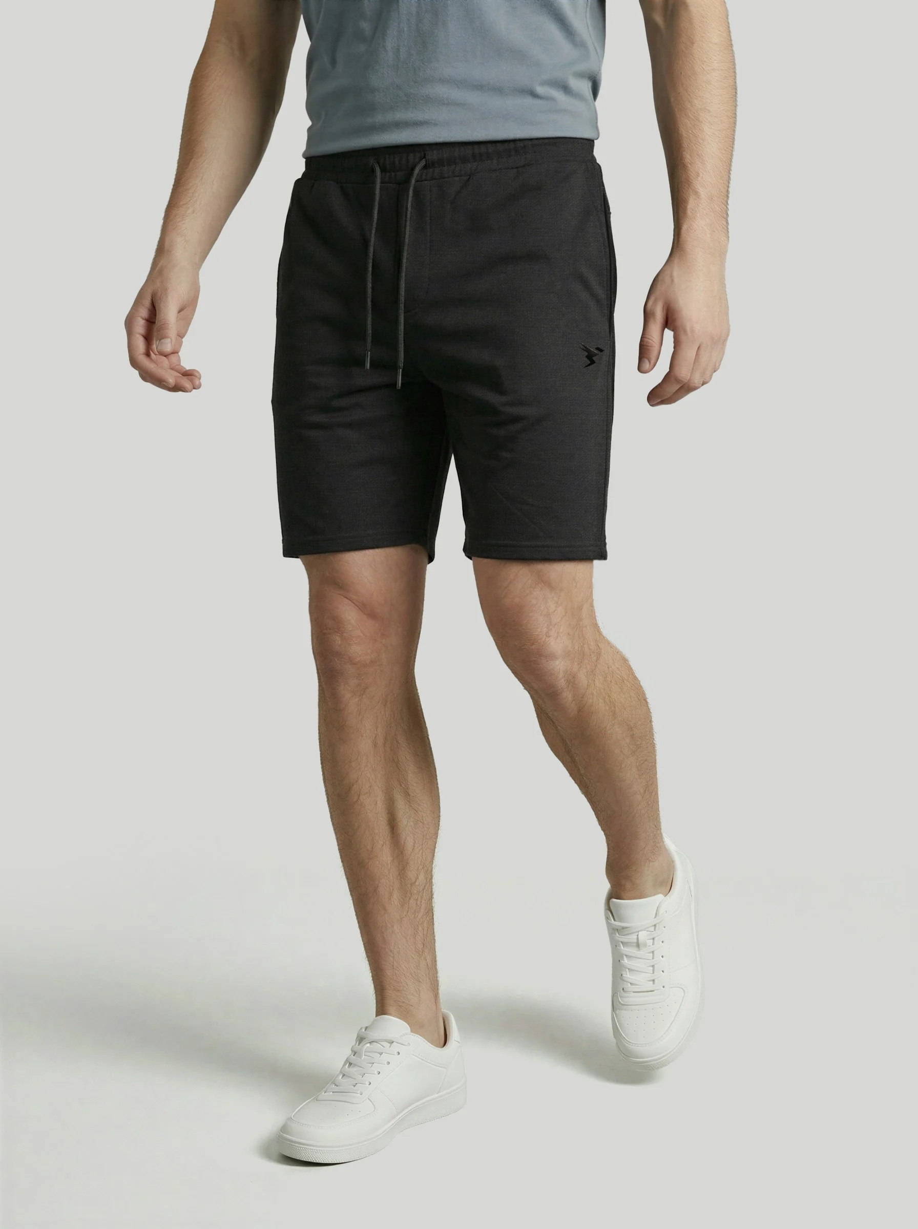 Men Solid Slim Fit Cricket Shorts with TECHNO DRY