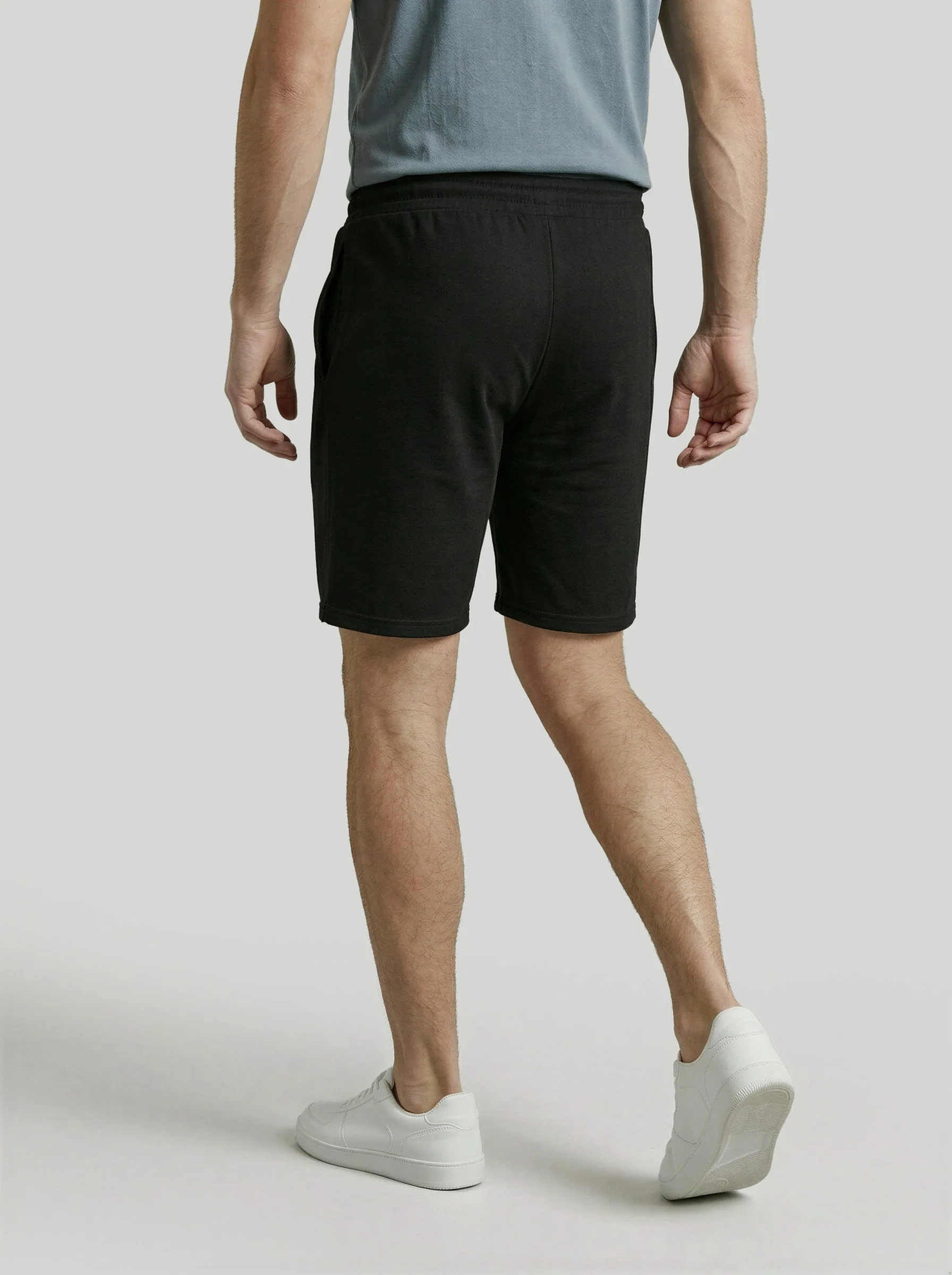 Men Solid Slim Fit Cricket Shorts with TECHNO DRY - Image 2