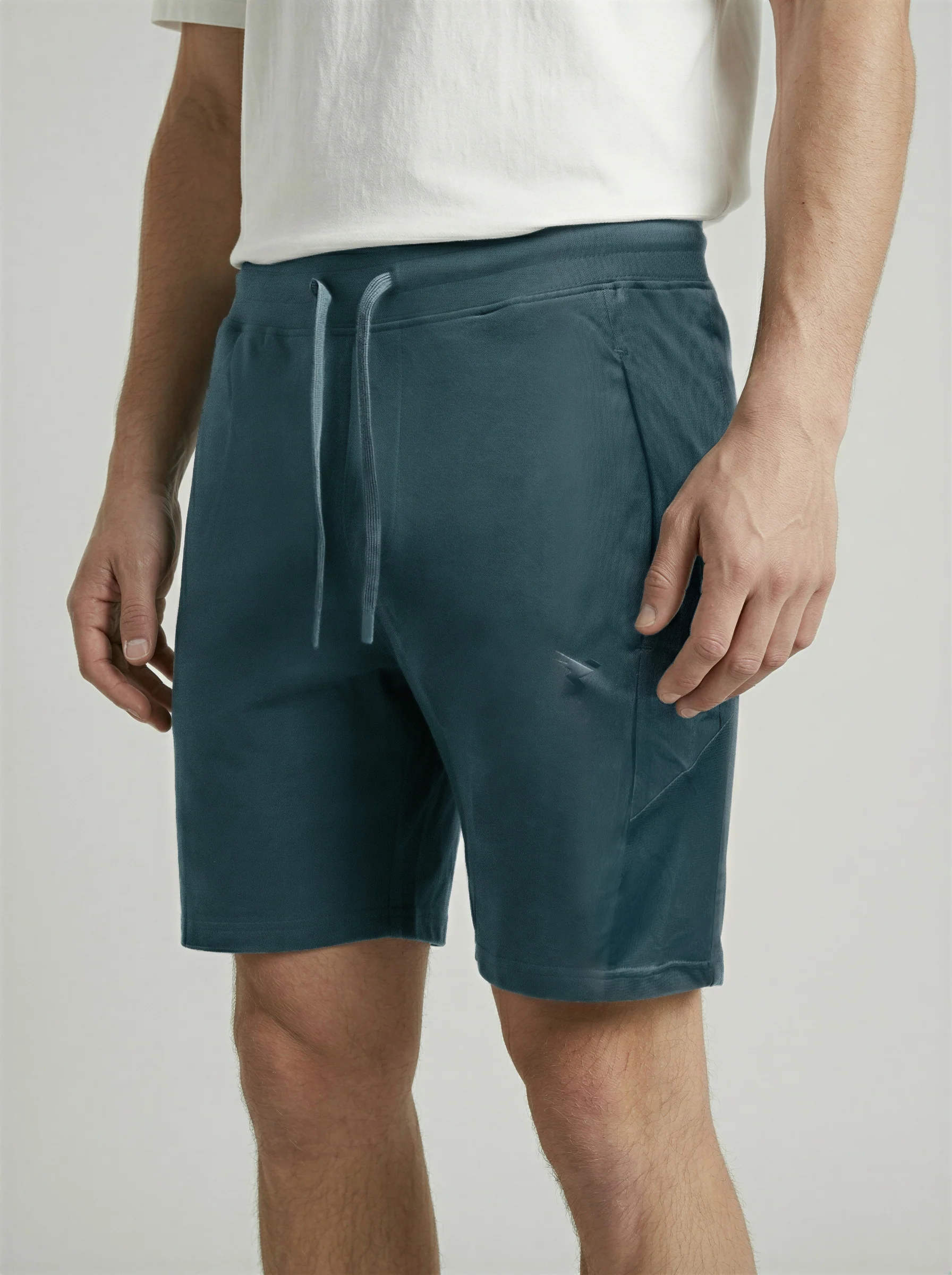 Men Solid Slim Fit Cricket Shorts with TECHNO DRY - Image 5