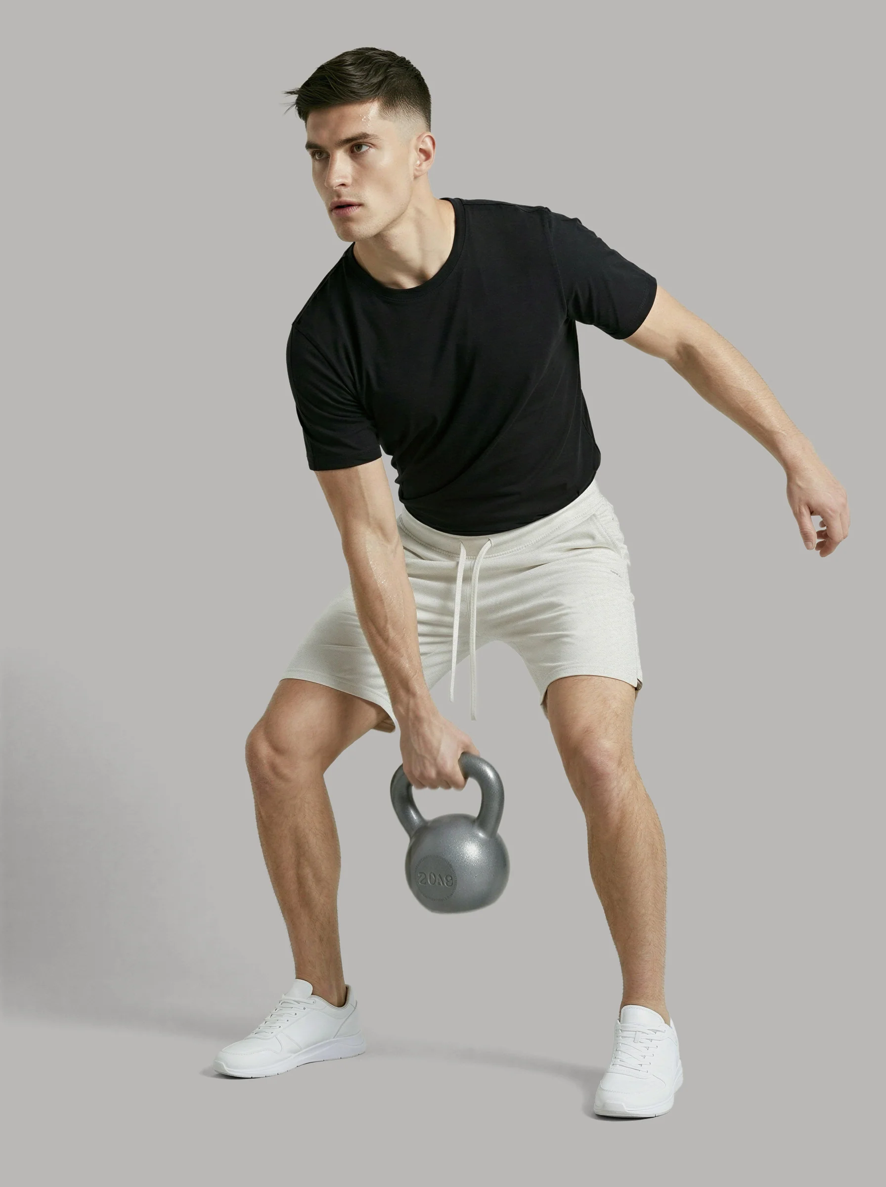 Men Solid Slim Fit Cricket Shorts with TECHNO DRY - Image 4