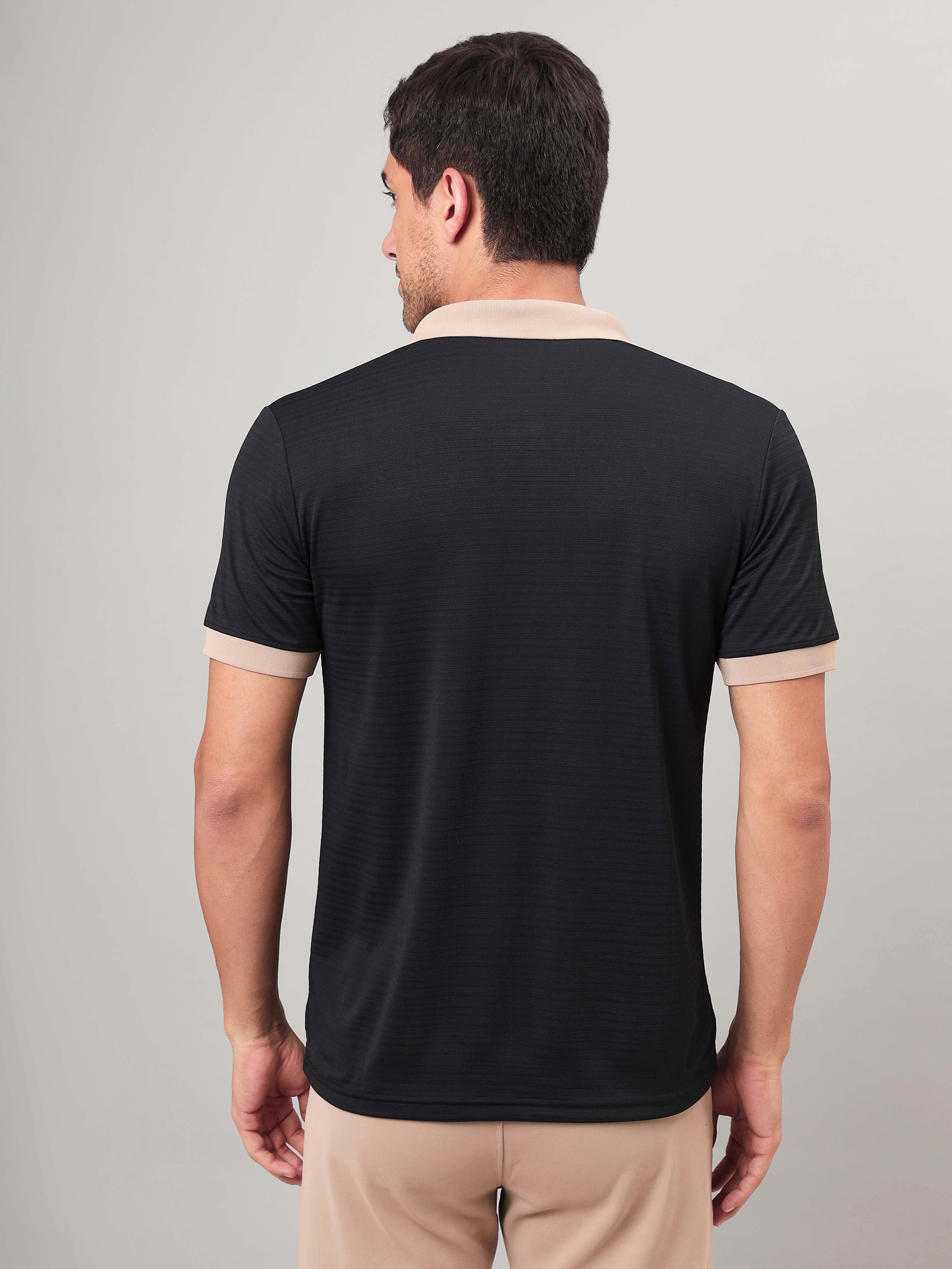 Men Solid Slim Fit Polo Sports T-shirt with MATPIQ (Pack of 2) - Image 3