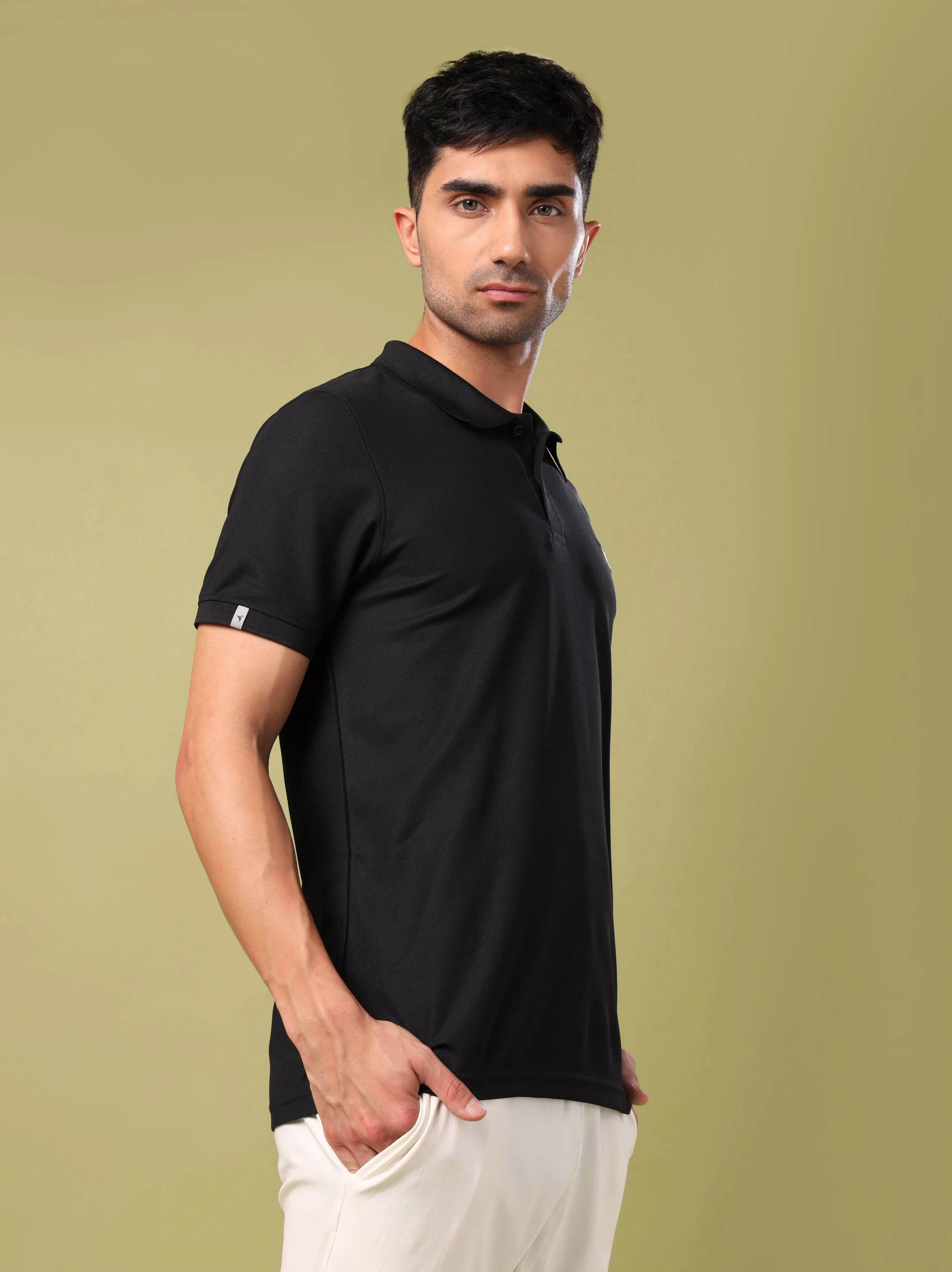 Men Solid Slim Fit Polo T-shirt pack of 2 with MATPIQ - Image 5
