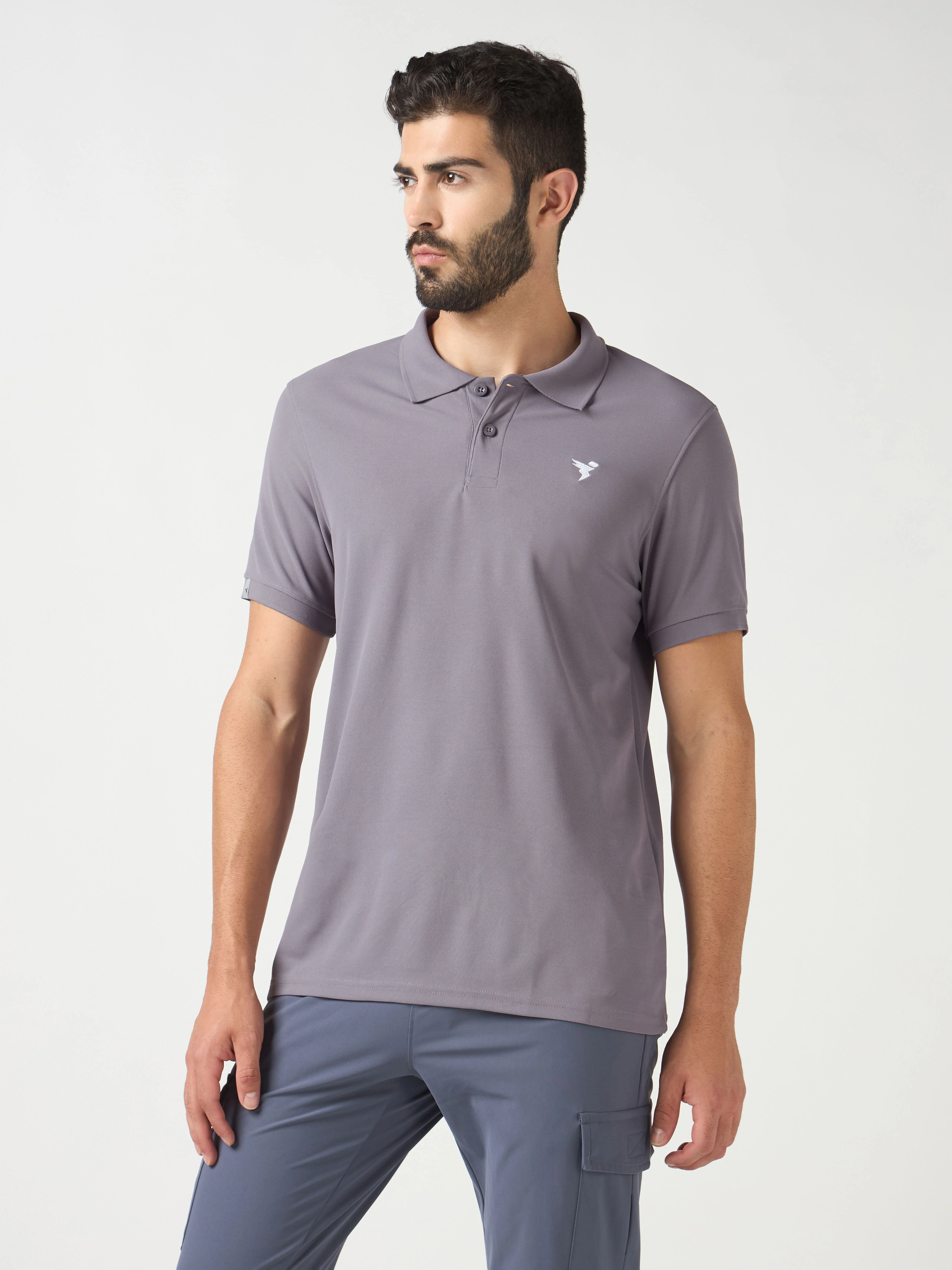 Men Solid Slim Fit Polo T-shirt pack of 2 with MATPIQ - Image 6