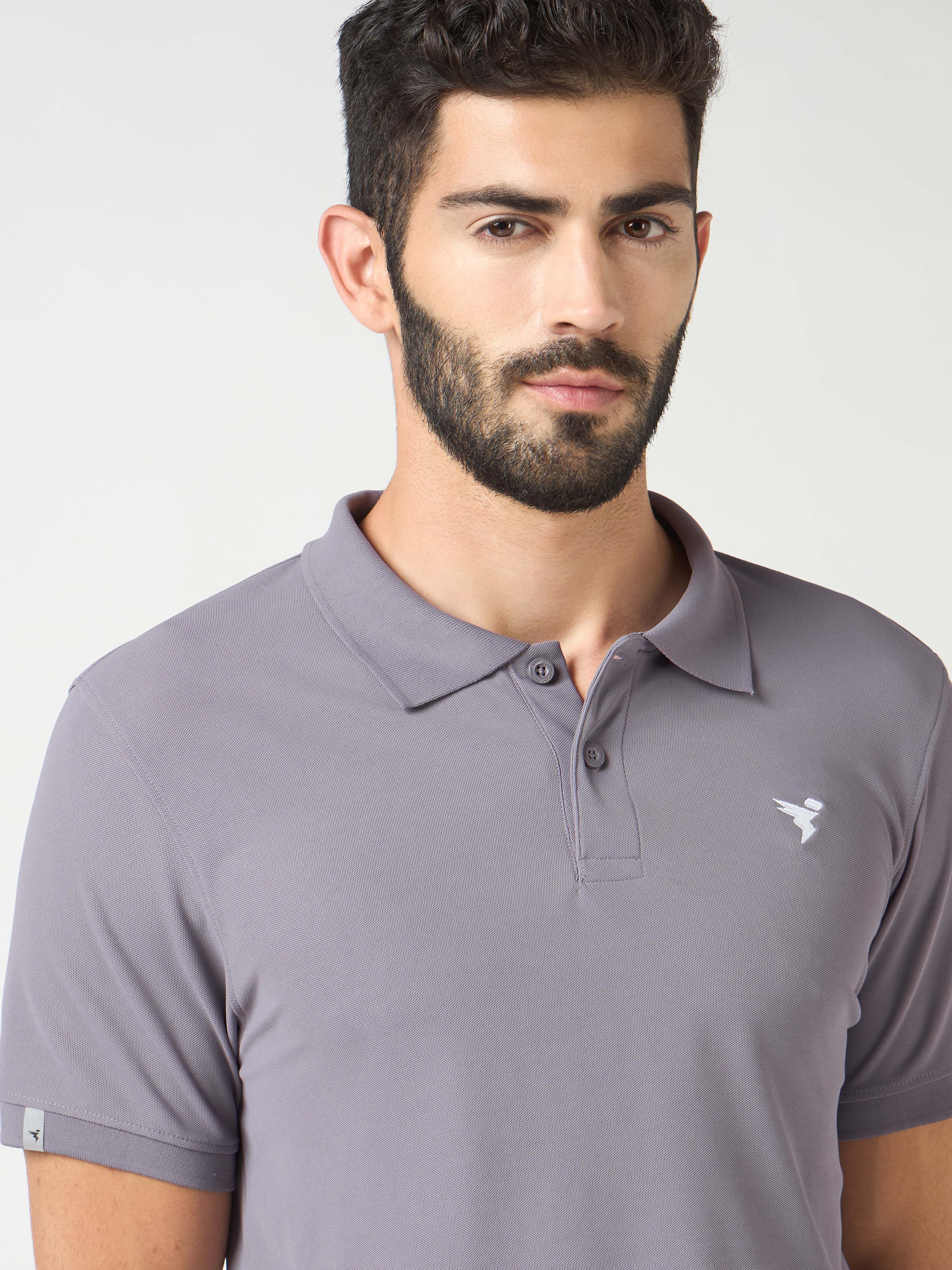 Men Solid Slim Fit Polo T-shirt pack of 2 with MATPIQ - Image 7