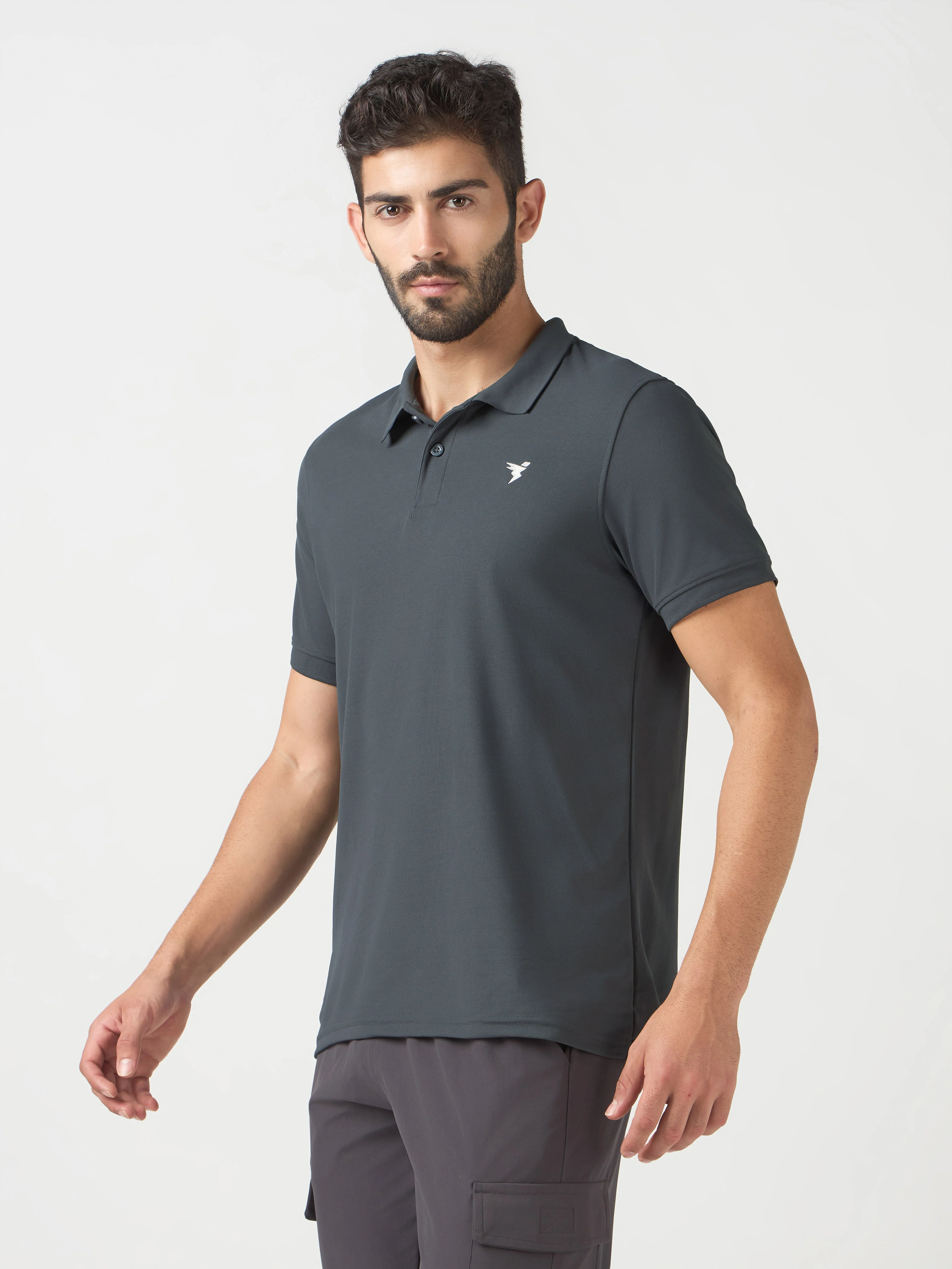 Men Solid Slim Fit Polo T-shirt pack of 2 with MATPIQ - Image 4
