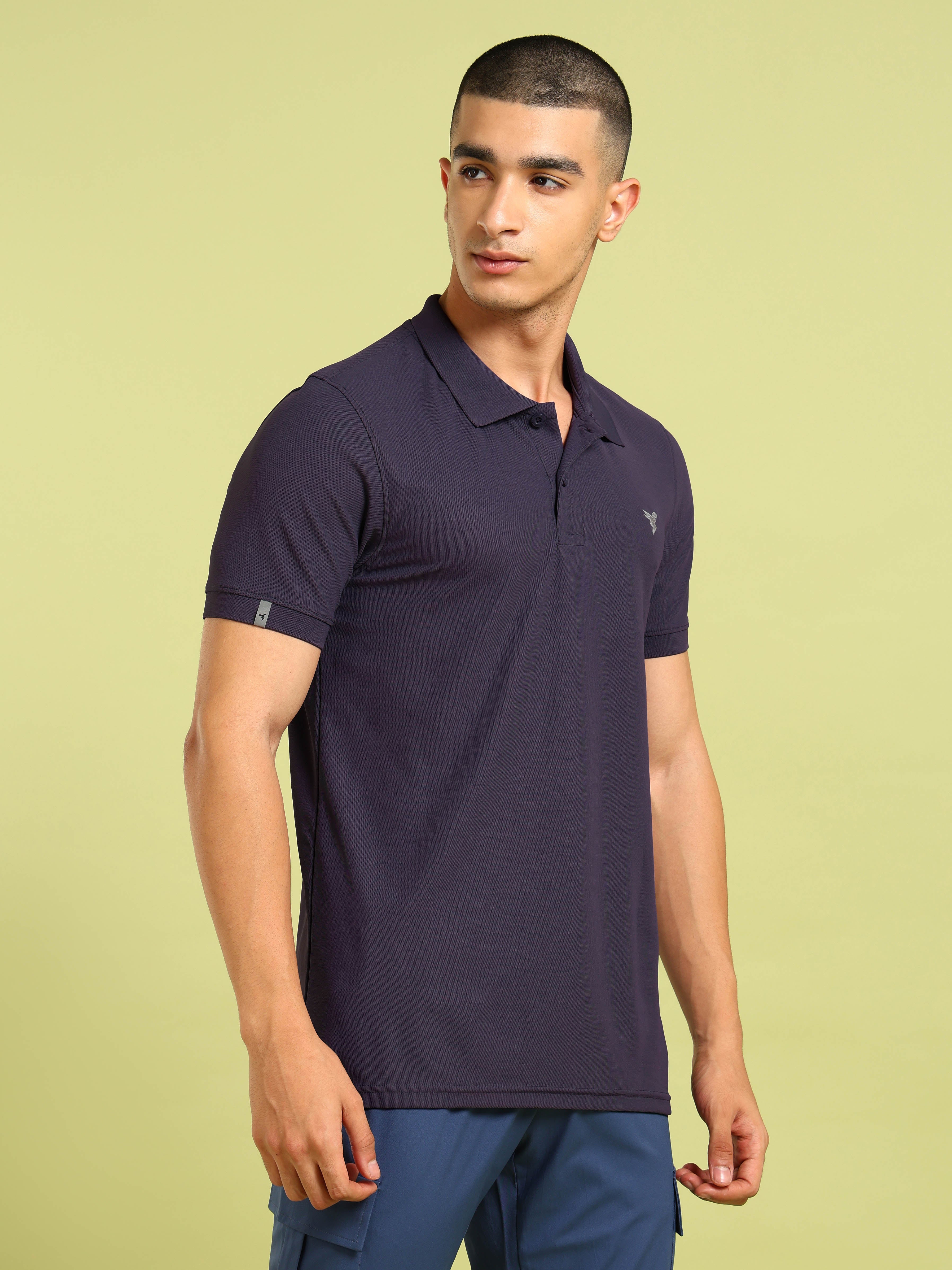 Men Solid Slim Fit Polo T-shirt pack of 2 with MATPIQ - Image 5