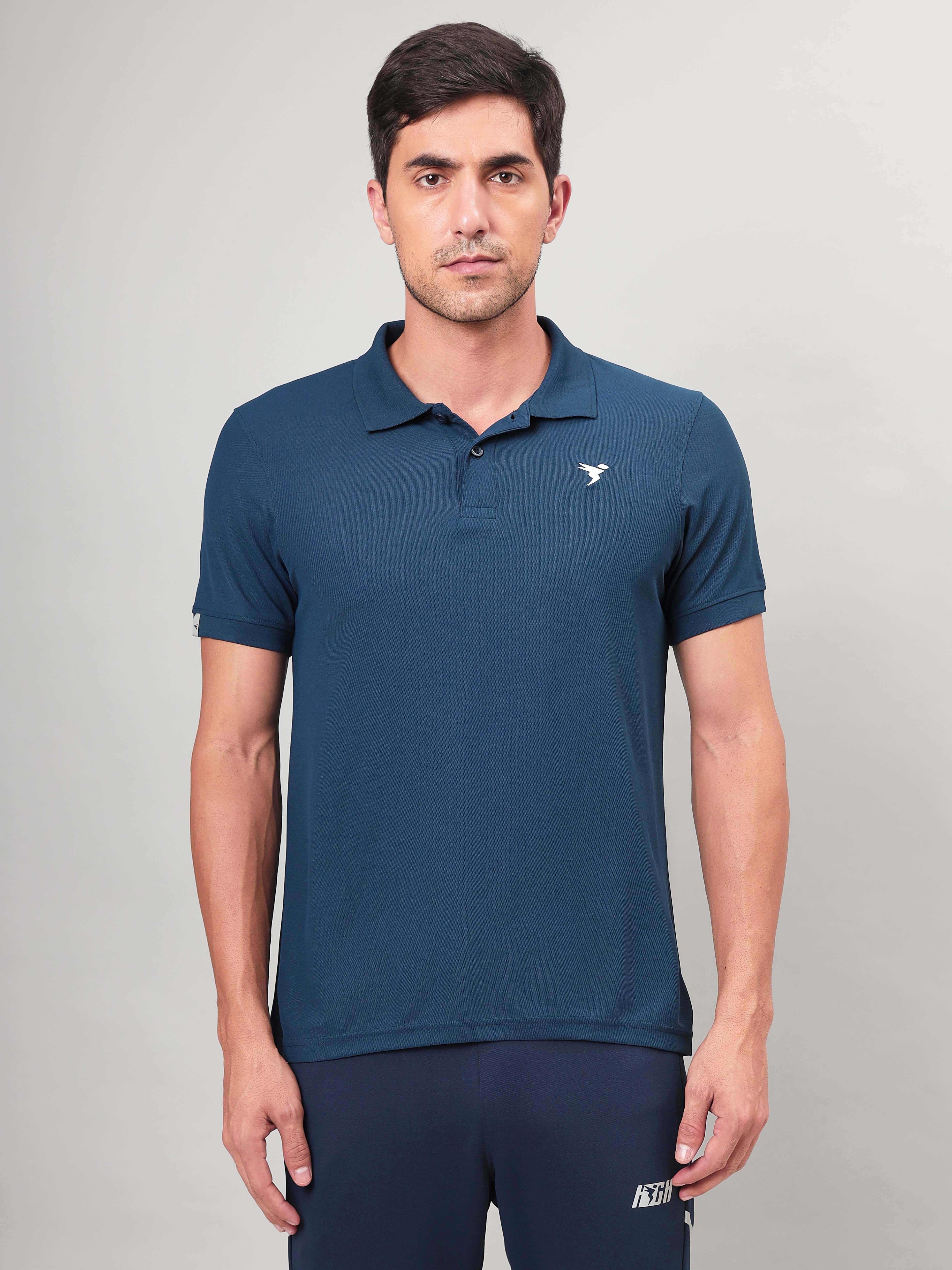 Men Solid Slim Fit Polo T-shirt pack of 3 with MATPIQ - Image 2