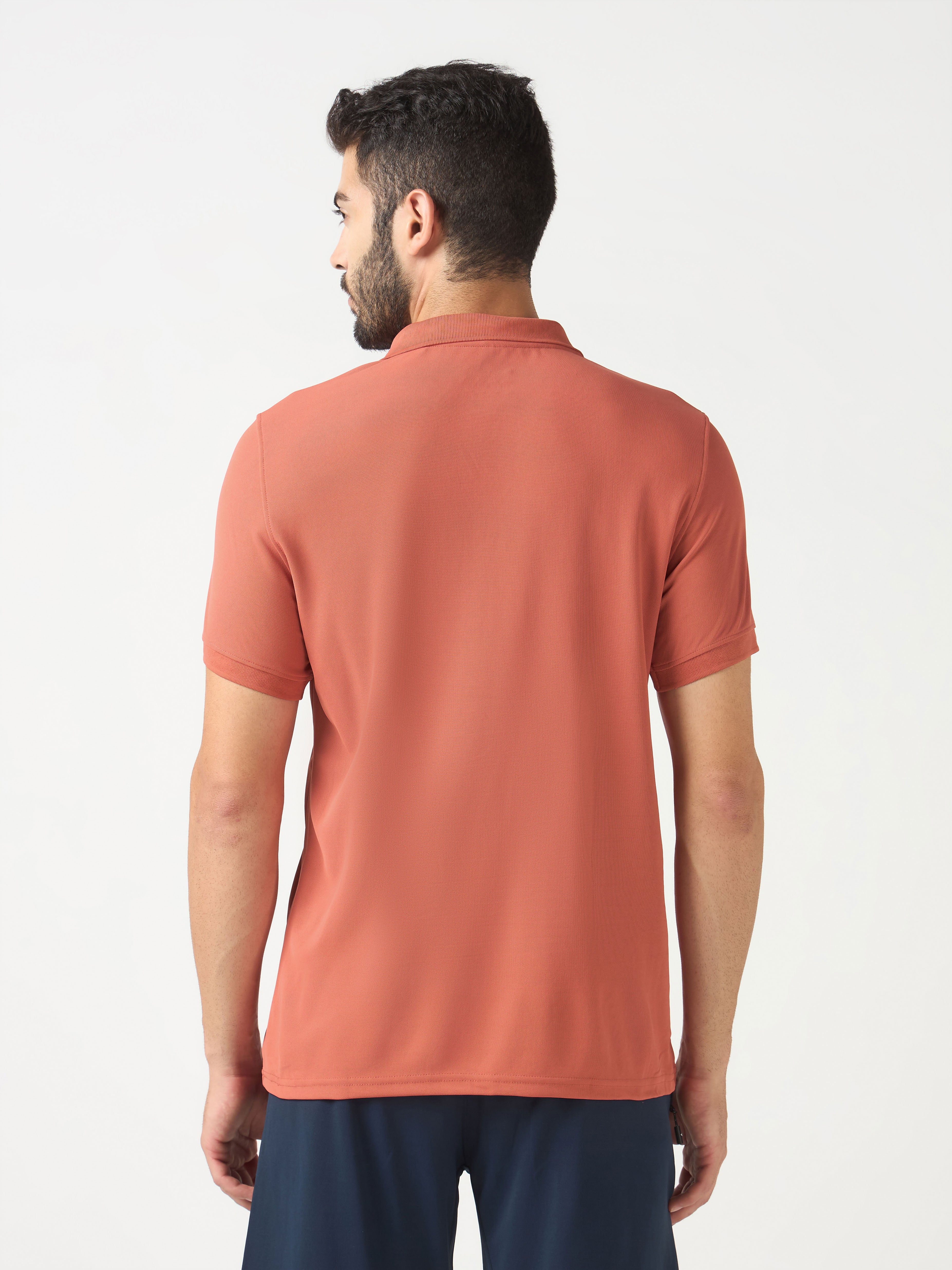 Men Solid Slim Fit Polo T-shirt pack of 3 with MATPIQ - Image 3