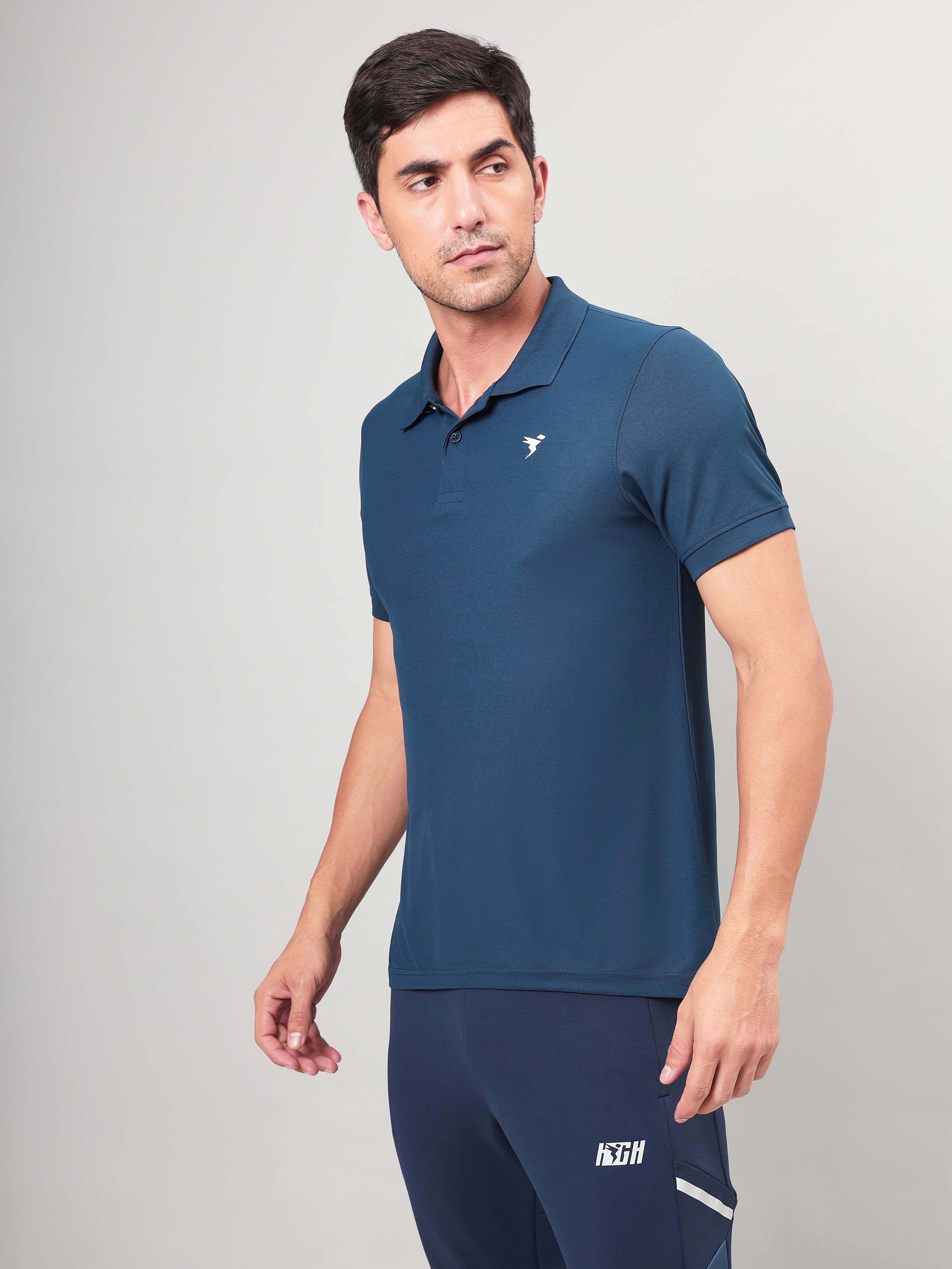 Men Solid Slim Fit Polo T-shirt pack of 3 with MATPIQ - Image 4