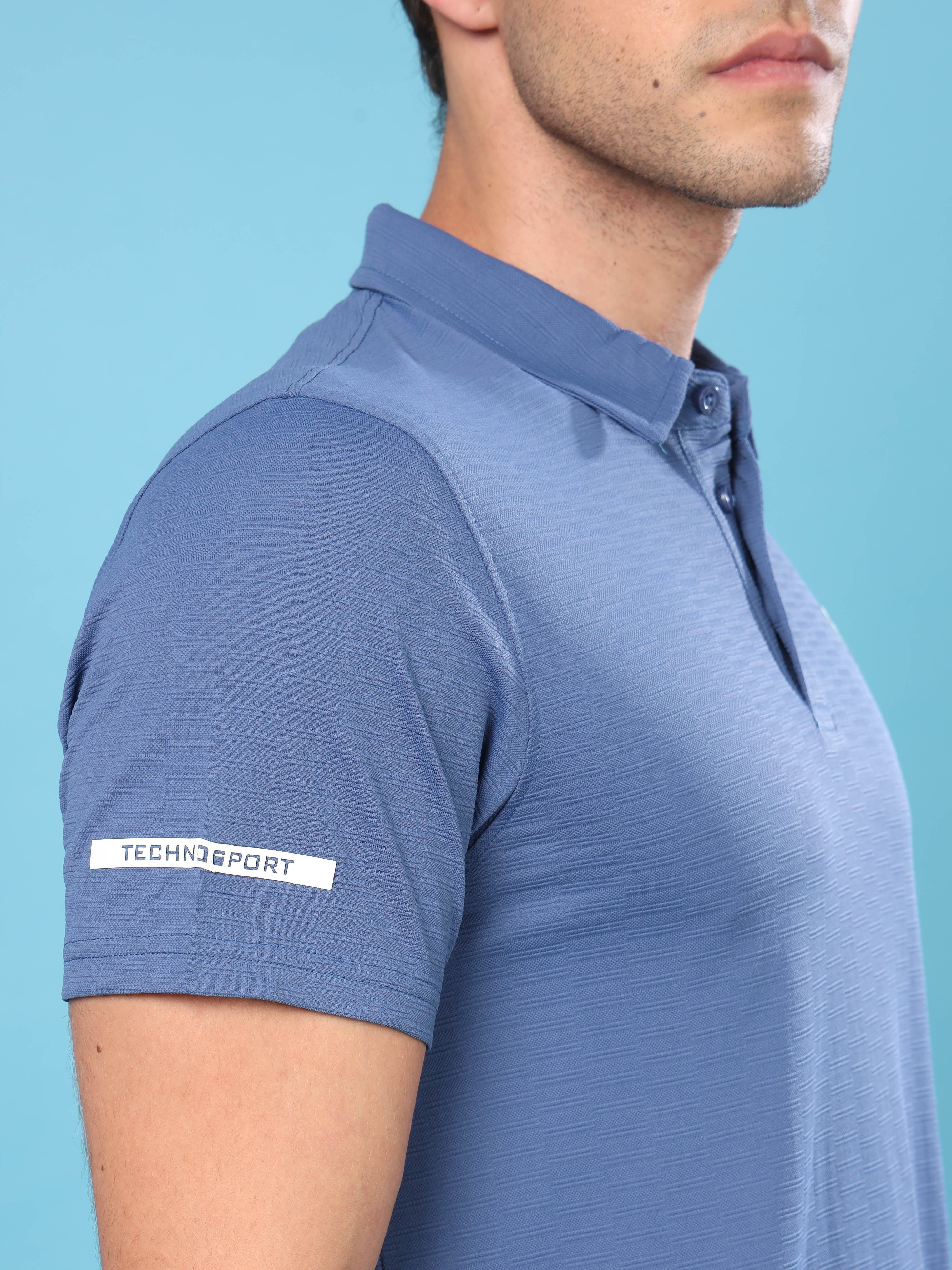 Men Solid Slim Fit Polo T-shirt with MATPIQ - Image 6