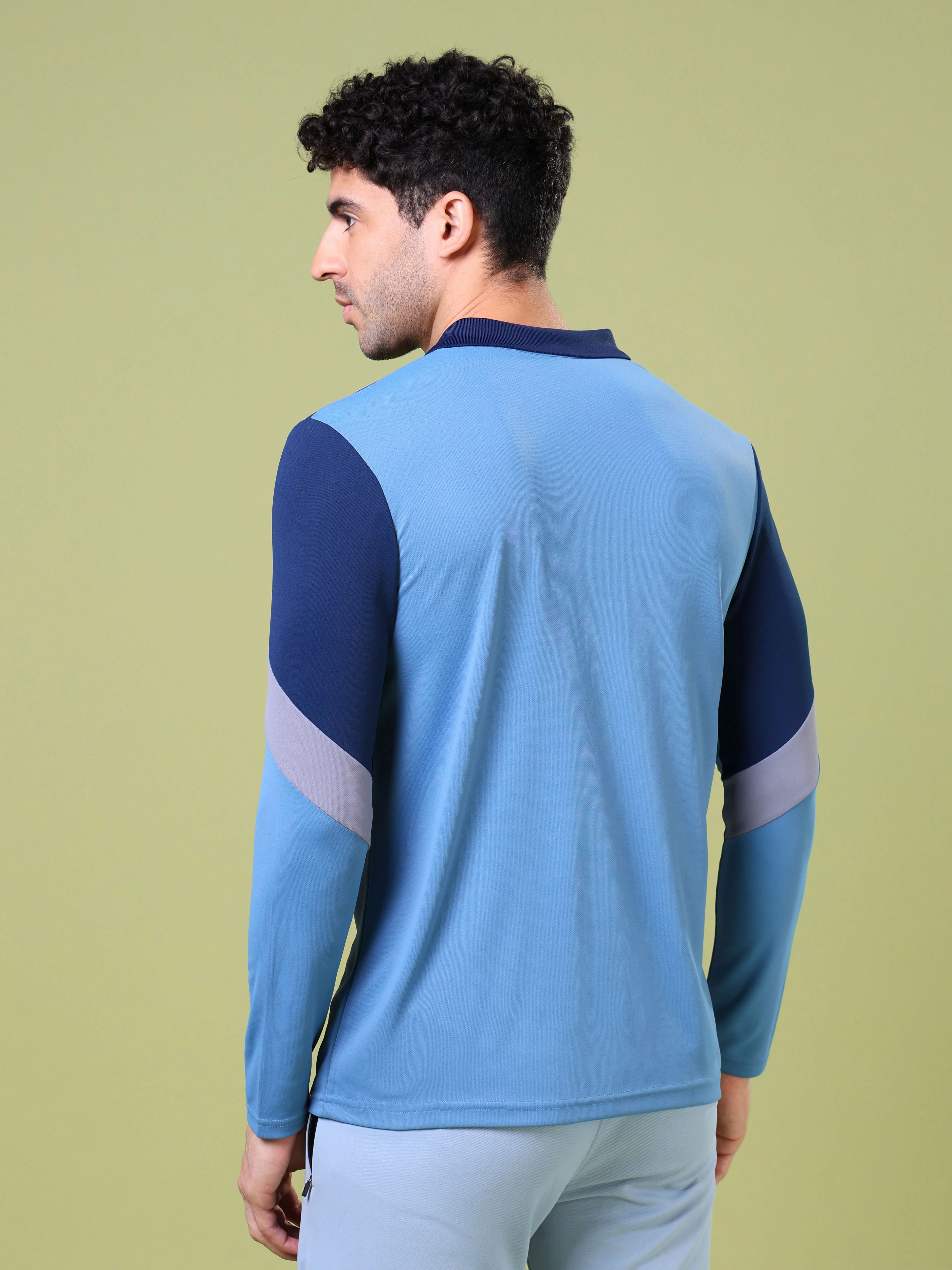 Men Solid Slim Fit Polo T-shirt with TECHNOCOOL+ - Image 3