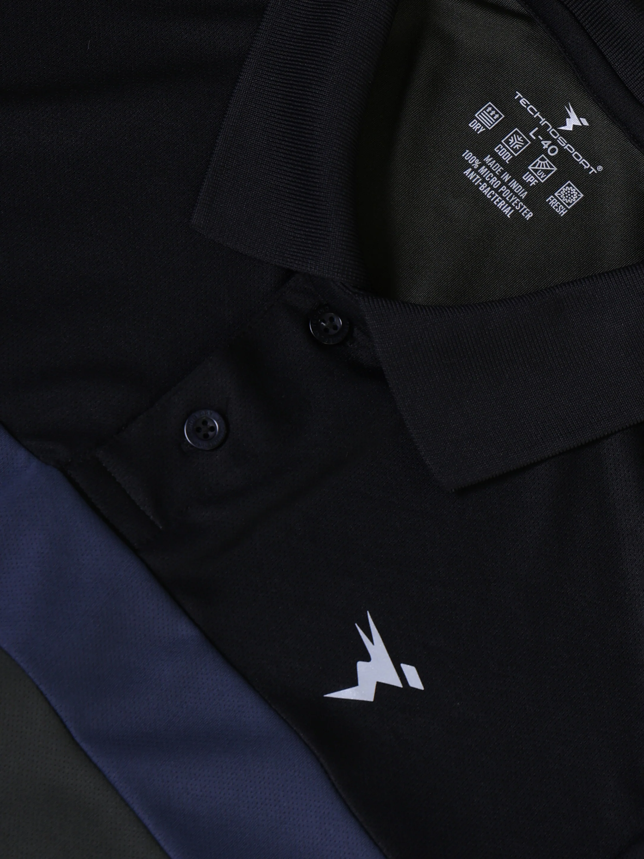Men Solid Slim Fit Polo T-shirt with TECHNOCOOL+ - Image 7