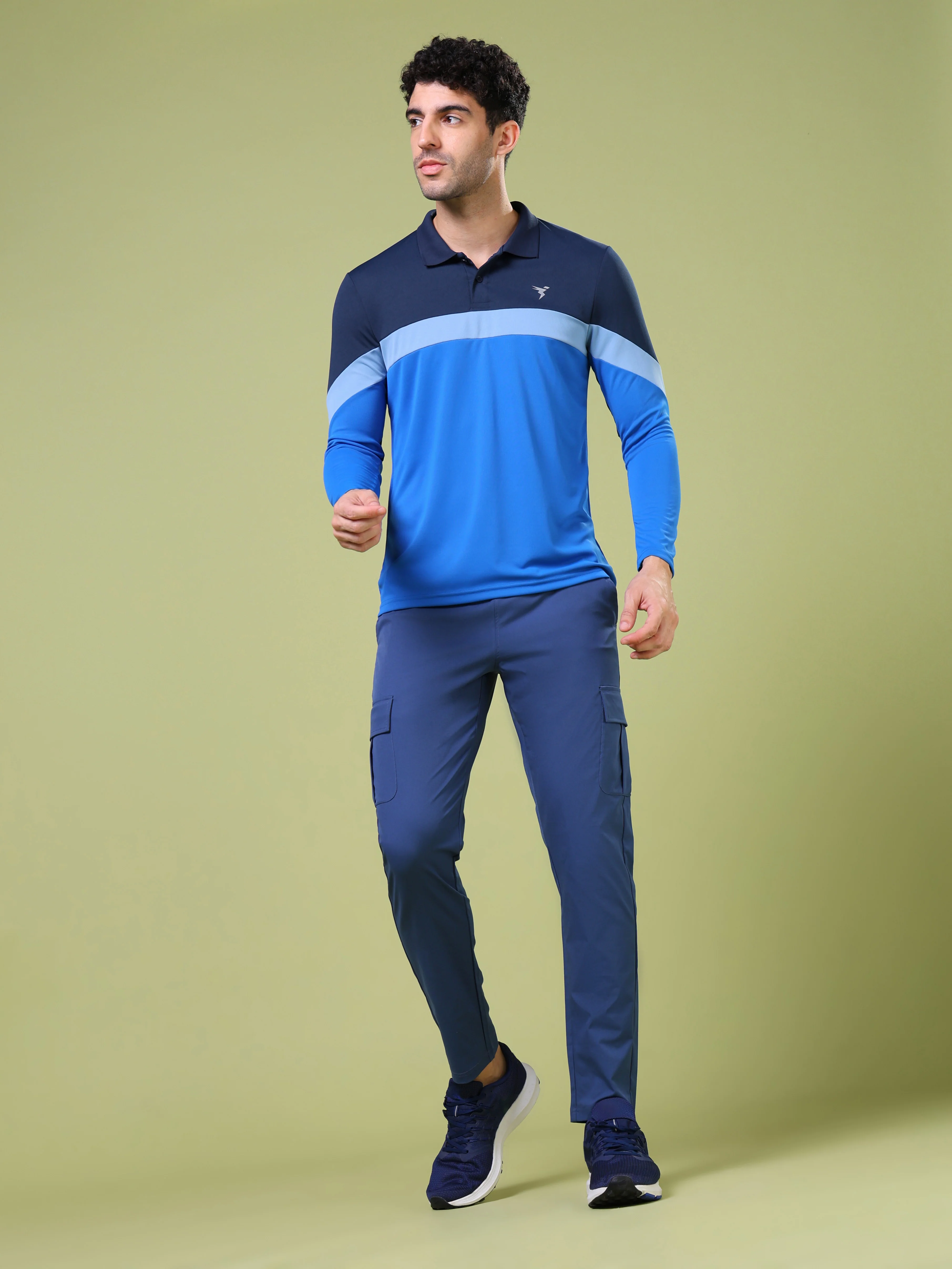 Men Solid Slim Fit Polo T-shirt with TECHNOCOOL+ - Image 5