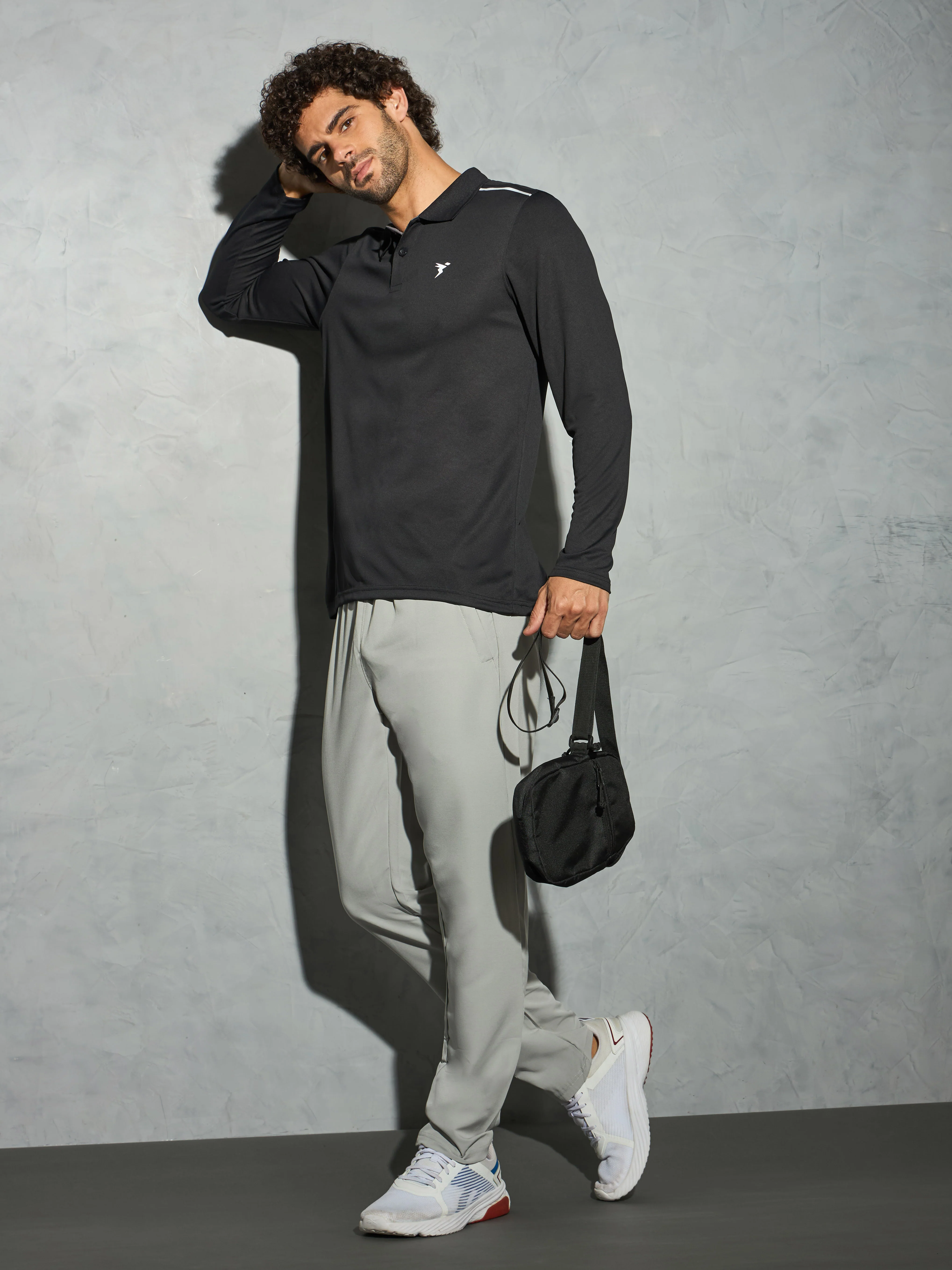 Men Solid Slim Fit Polo T-shirt with TECHNOCOOL+ - Image 4