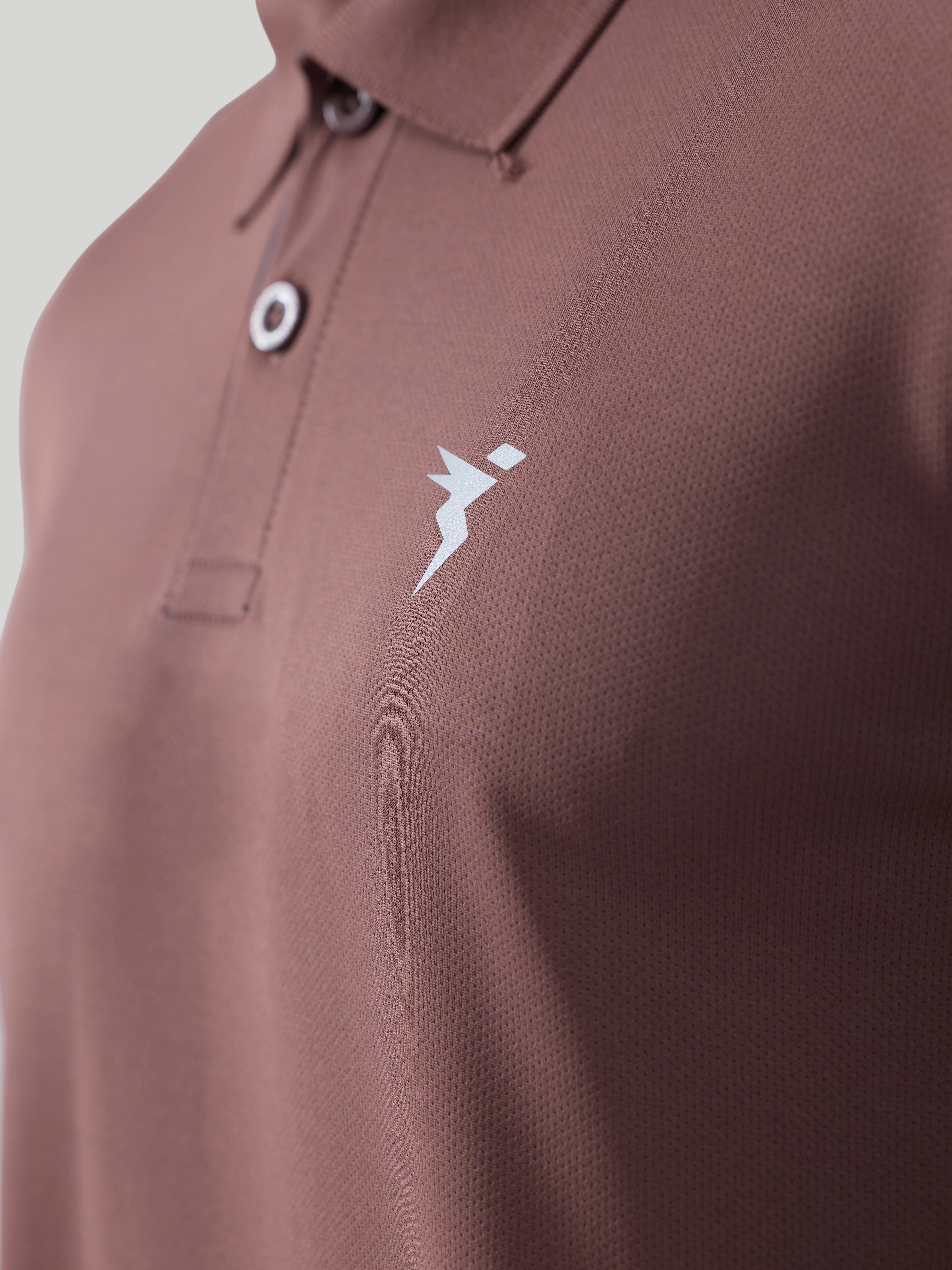 Men Solid Slim Fit Polo T-shirt with TECHNOCOOL+ - Image 4