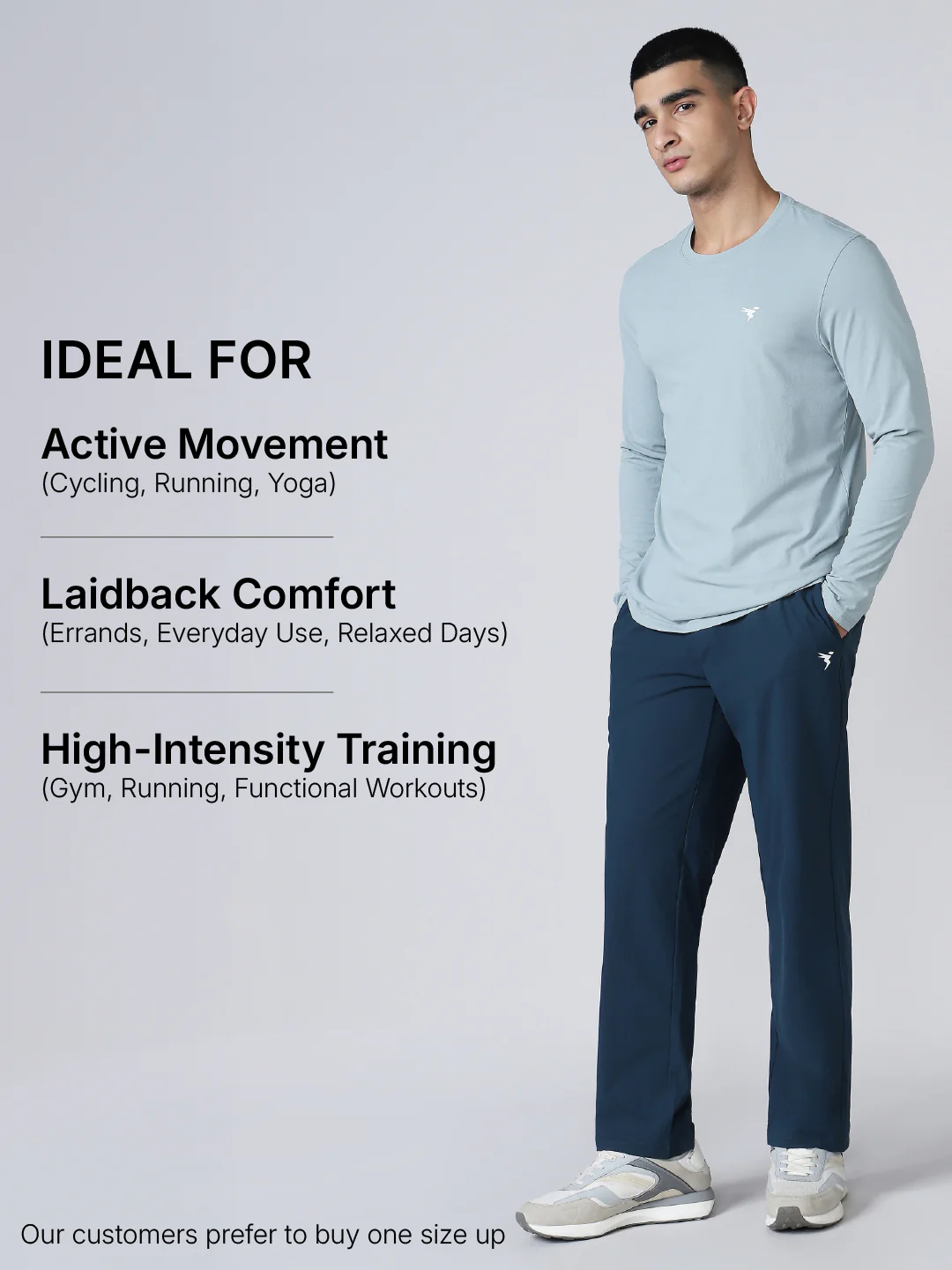 Men Solid Slim Fit Round Neck Sports T-shirt with COTFLEX - Image 7