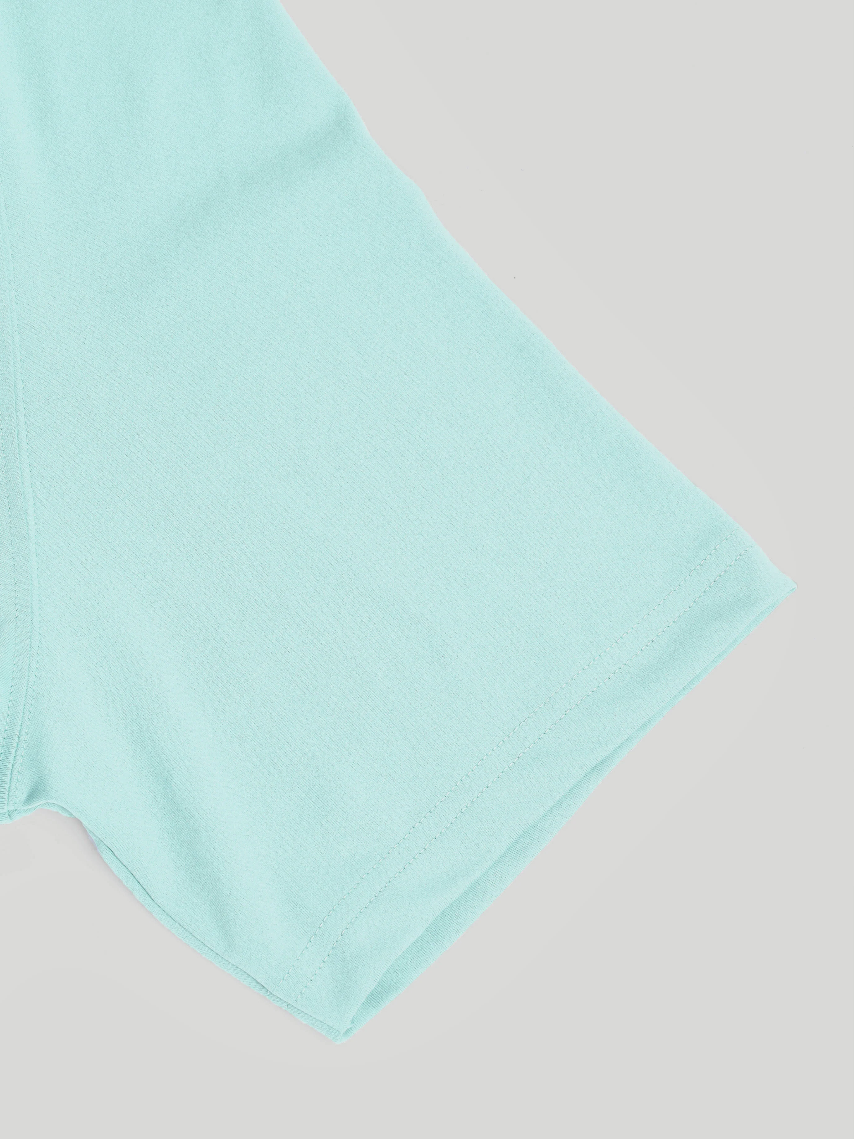 Men Solid Slim Fit Round Neck T-shirt with COTFLEX - Image 7