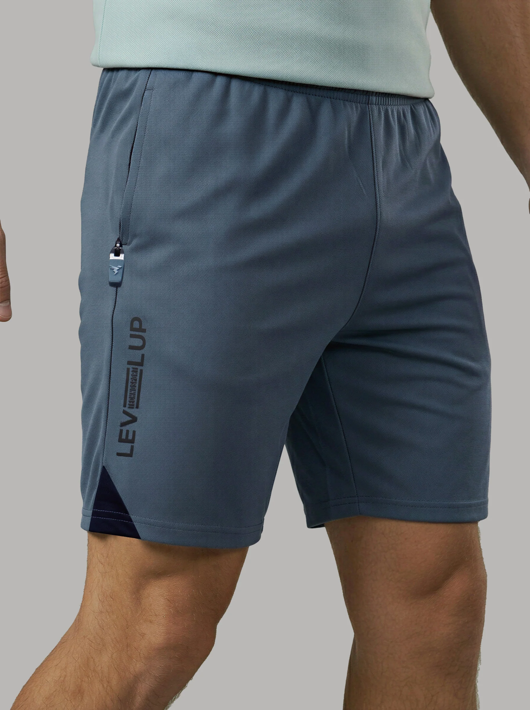 Men Solid Slim Fit Shorts with ELASTO LITE - Image 5