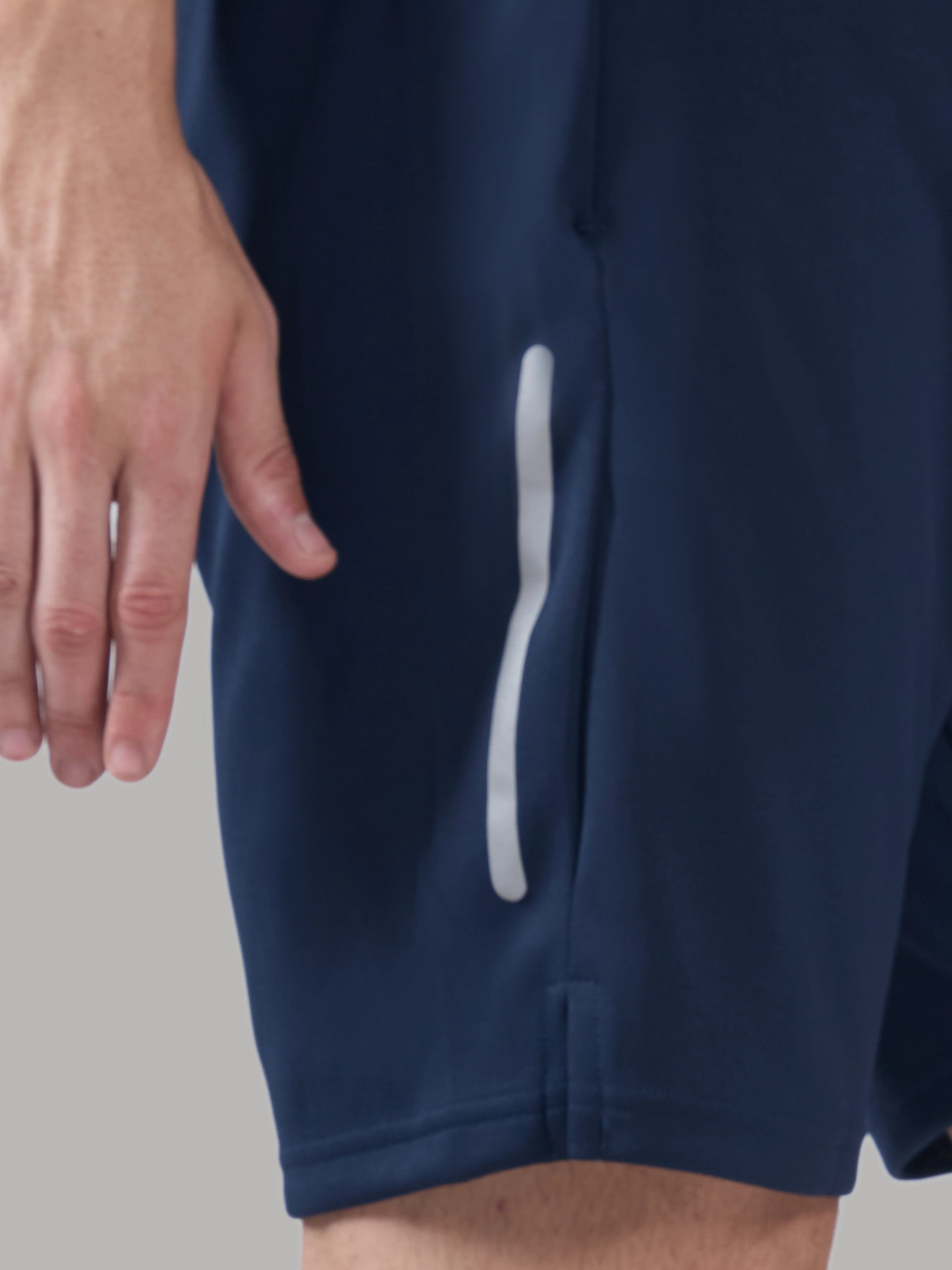 Men Solid Slim Fit Shorts with TECHNO DRY - Image 7