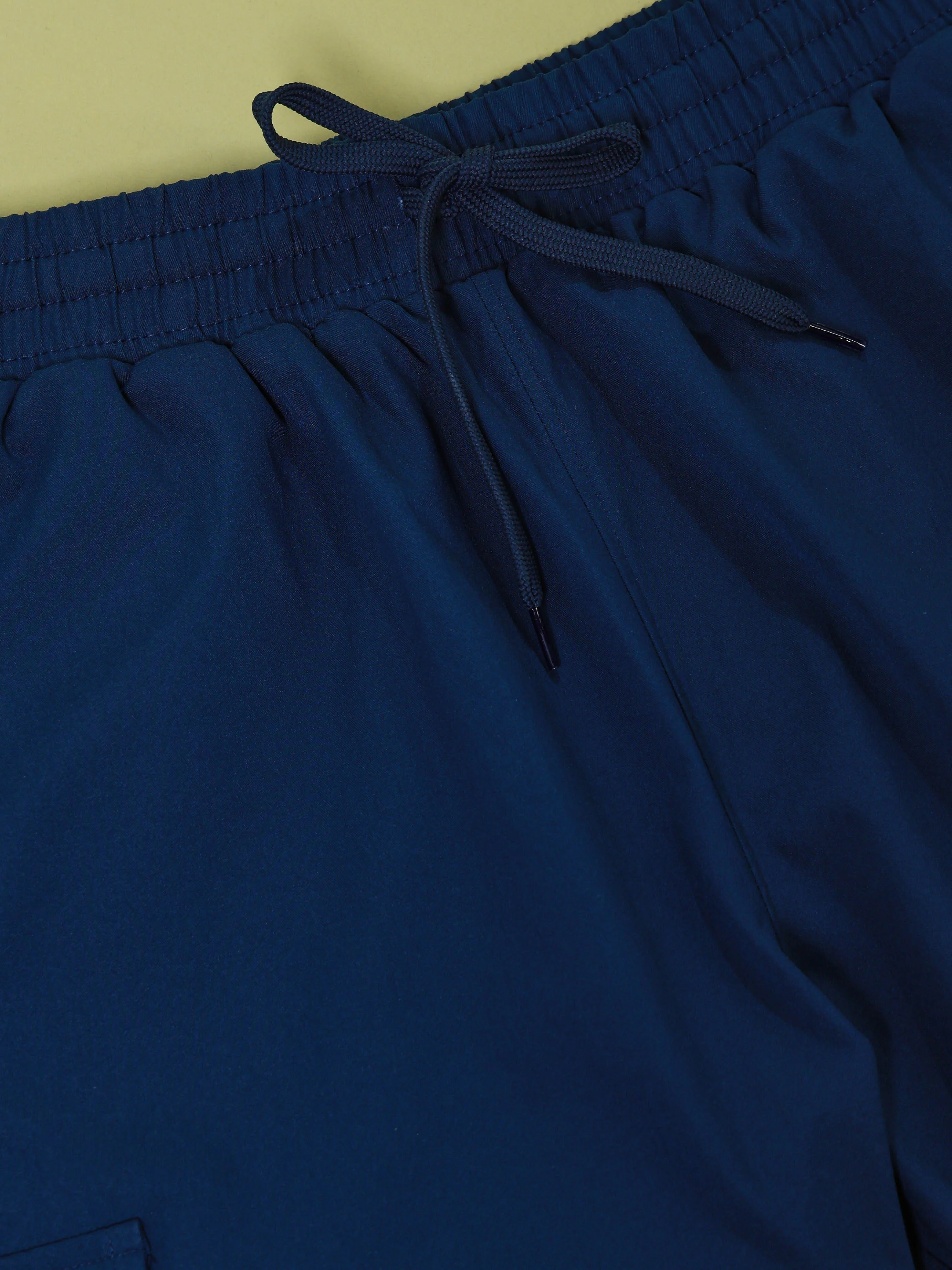 Men Solid Slim Fit Shorts with TS FLEXI - Image 7