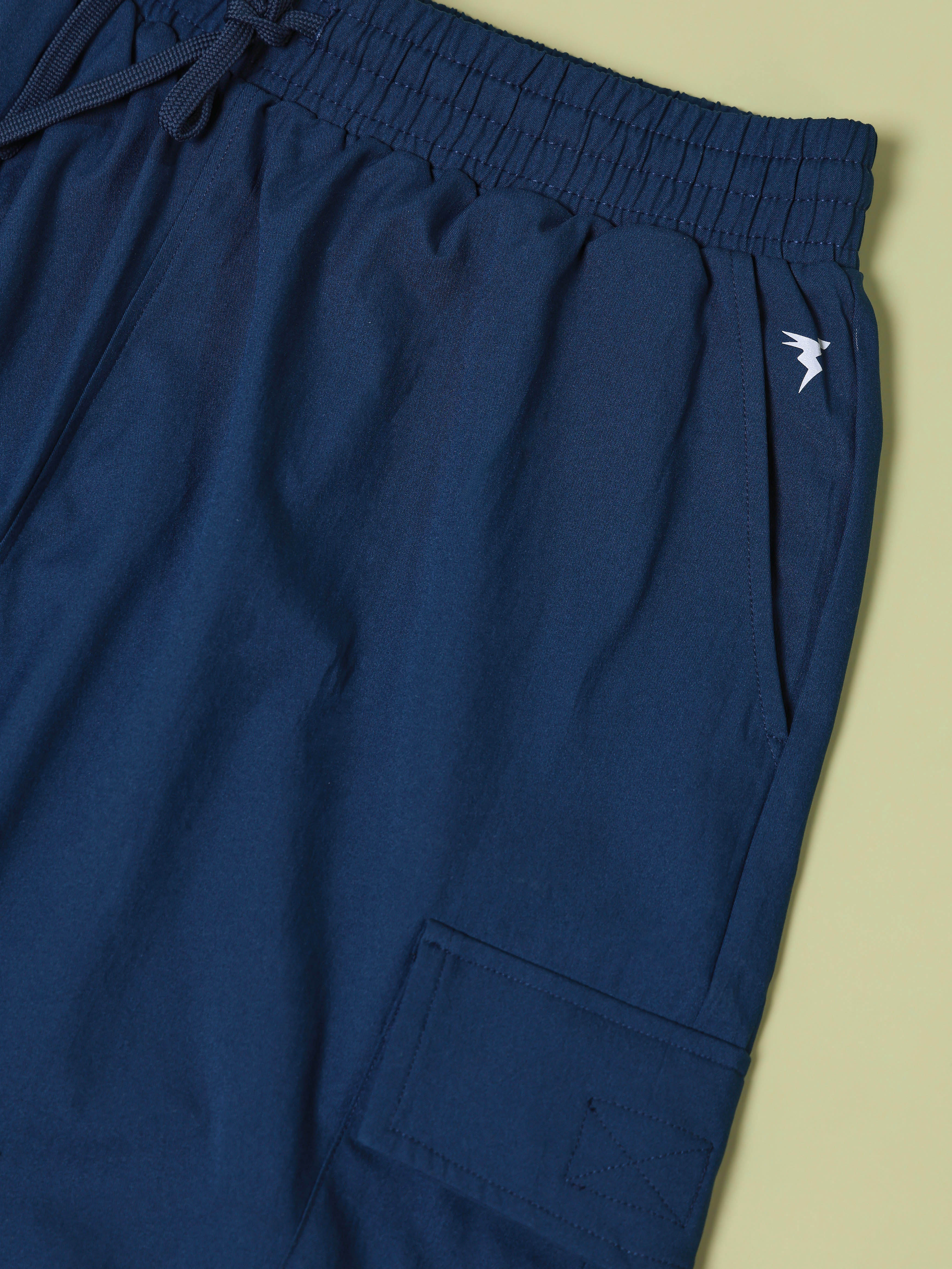 Men Solid Slim Fit Shorts with TS FLEXI - Image 9